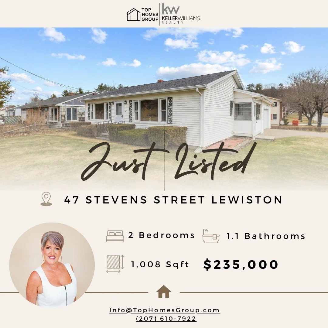 🏡✨ Weekly Market Update is here! ✨🏡

🔥 JUST LISTED
📍 47 Stevens Street Lewiston

💫 ACTIVE LISTINGS
📍 17 Northern Oaks Drive Gray
📍 15 Wendy Way Saco
📍 2 Stackpole Drive Old Orchard Beach
📍 2 Foote Street, Unit 1 Old Orchard Beach

⏳ UNDER CO