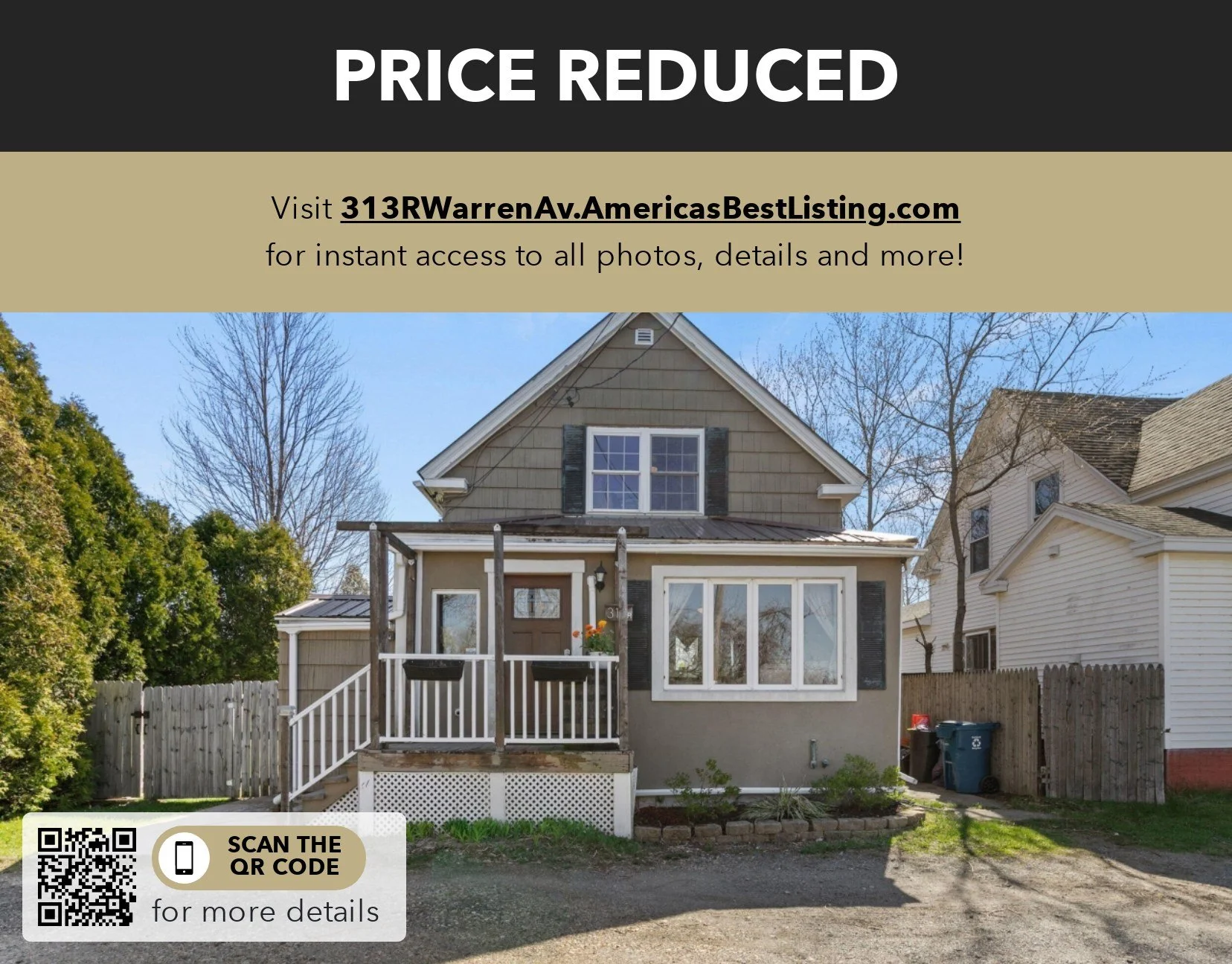 📍313R Warren Avenue, Portland, ME

🚨 PRICE REDUCED 🚨

Now is your chance to own this charming Portland home at an even better value! 🏡✨ Conveniently located and full of character, this property is ready for its next owner.

Don&rsquo;t miss this 