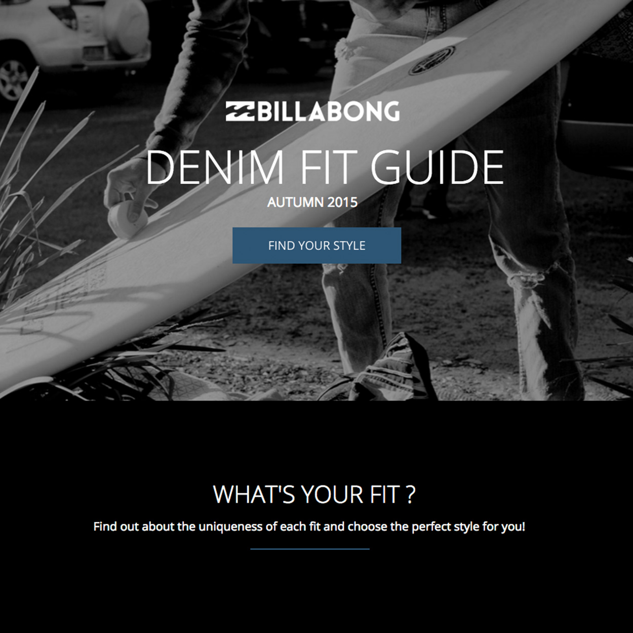 BILLABONG JEANS FIT GUIDE 