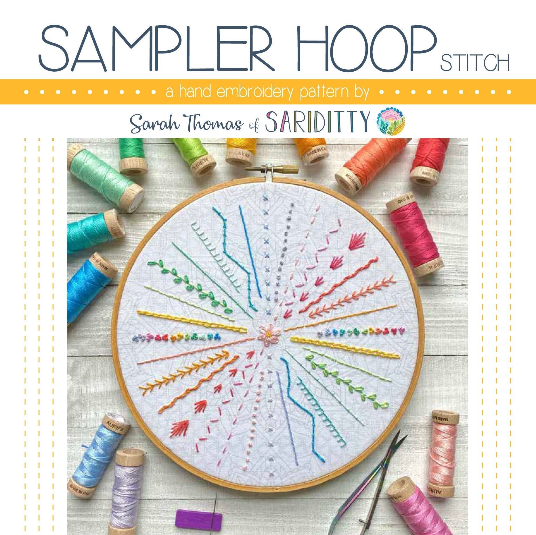 Sampler Hoop Stitch *PDF* Pattern