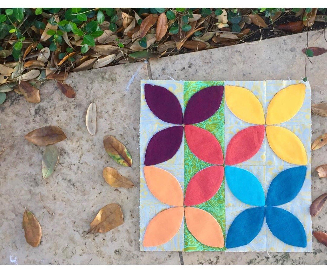 Forest Floor *PDF* - EASY Applique Block Pattern