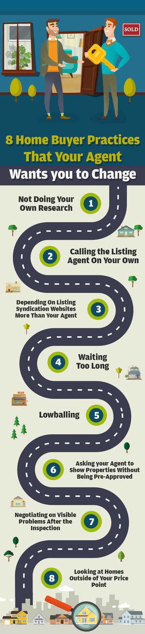 8 Home Buyer Practices That Your Agent Wants you to Change