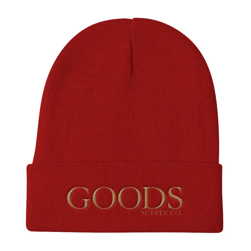 Goods Supply Co. "Logo" cuff beanie