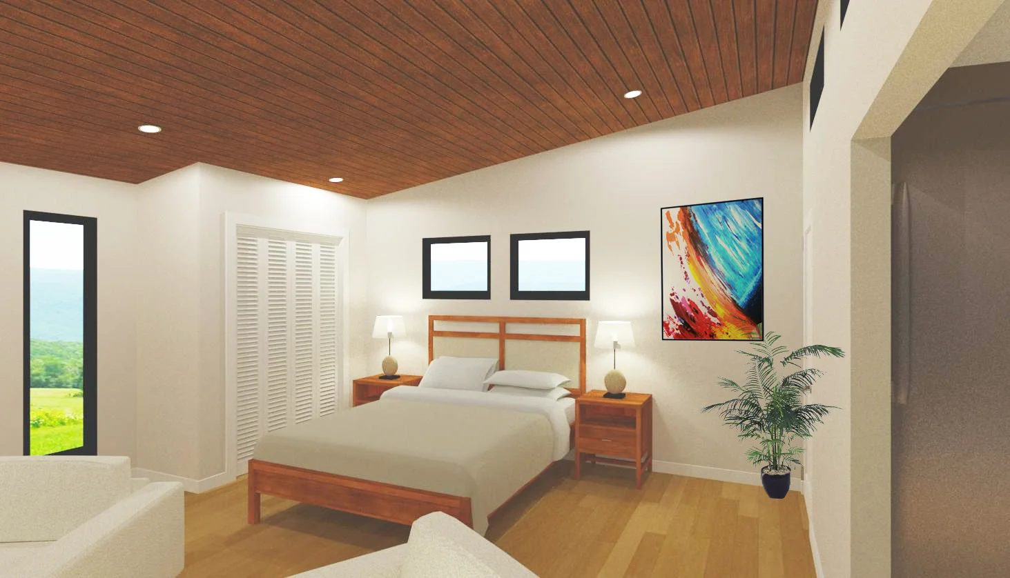 Bedroom area