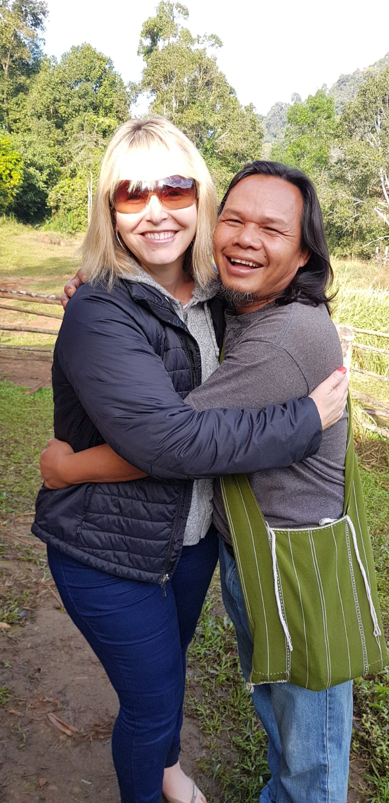 Mellisa and Yo can always be found laughing together.