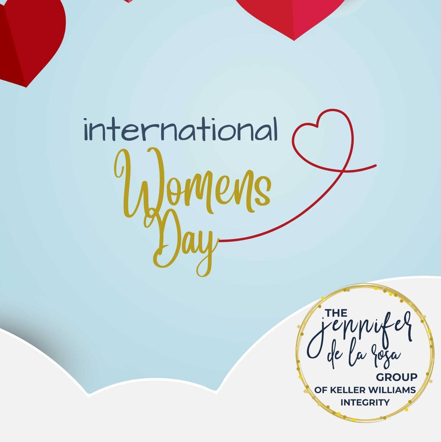 Happy International Women's Day! We appreciate all of our women clients and friends today 😍