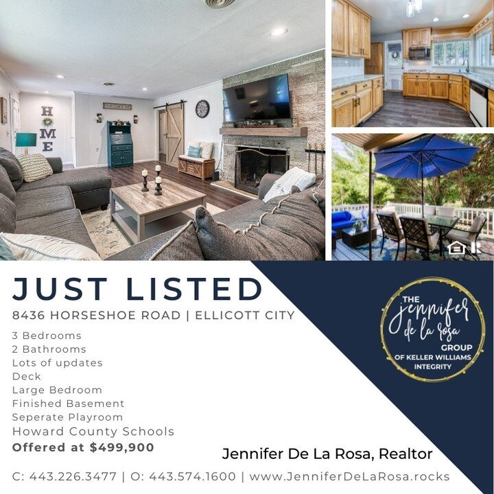 Just Listed!⁠
⁠
This beauty is the perfect family home.⁠
⁠
For more information, or to request a private showing ➡️ ⁠
https://www.jenniferdelarosa.rocks/our-listings/8436horseshoe⁠
⁠
Jennifer De La Rosa 📲 443.226.3477⁠
⁠
The Jennifer De La Rosa Grou