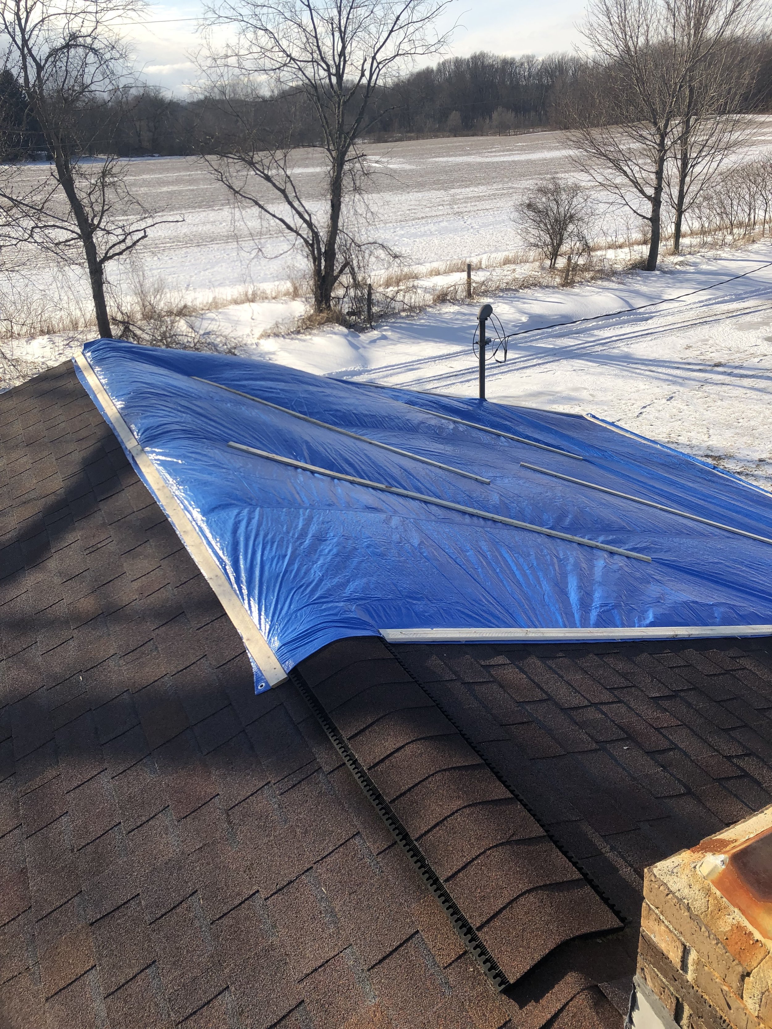 What does "tarp-off" work mean? It's the first step for many recovering from a home emergency