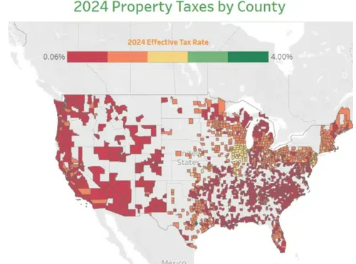 Where are Property Taxes Highest and Lowest Across the United States ...