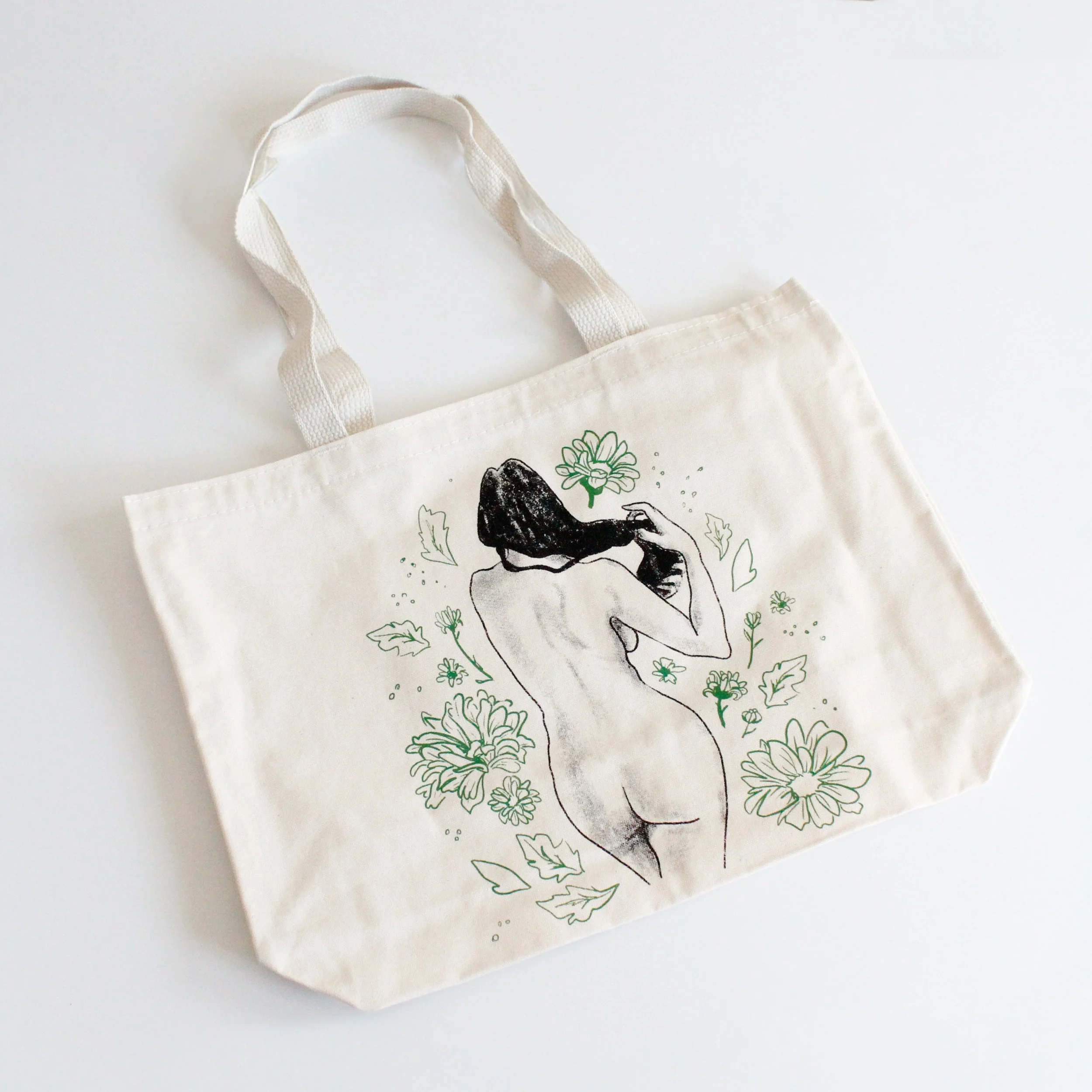 Tote Bag in Green