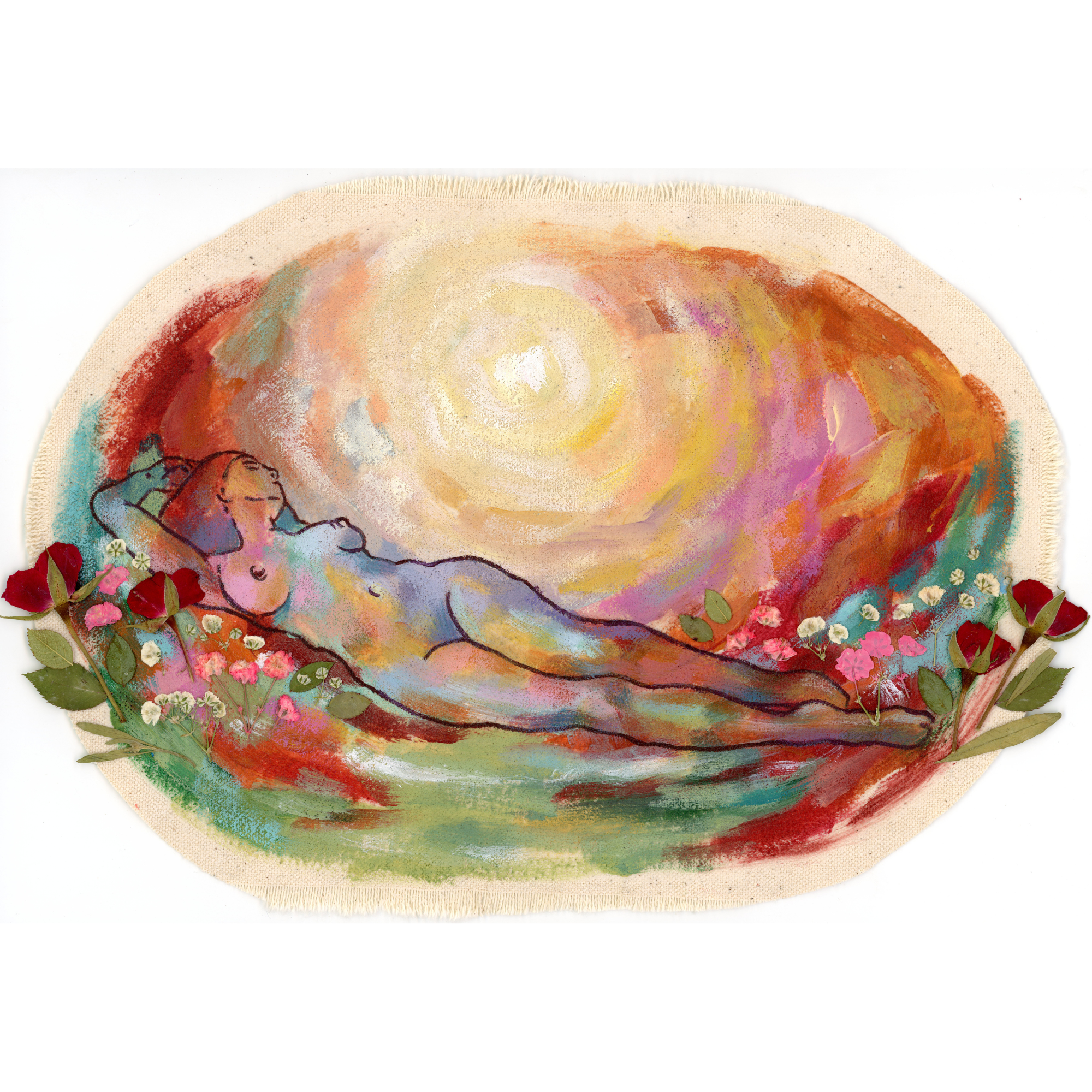 "En Un Atardecer" Print