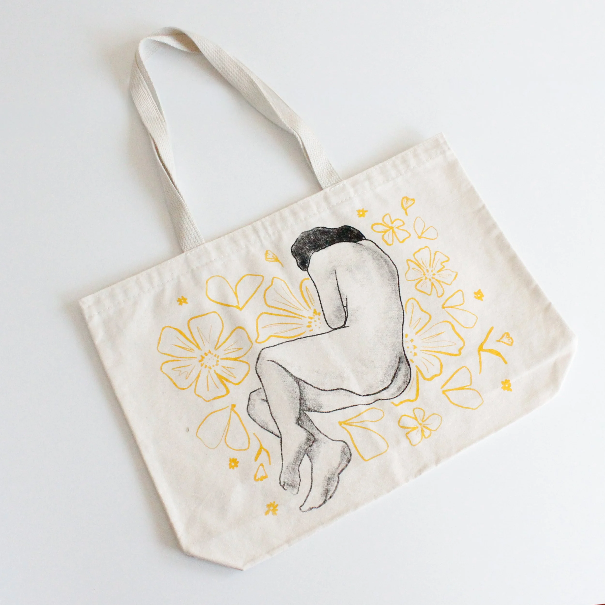 Tote Bag in Yellow