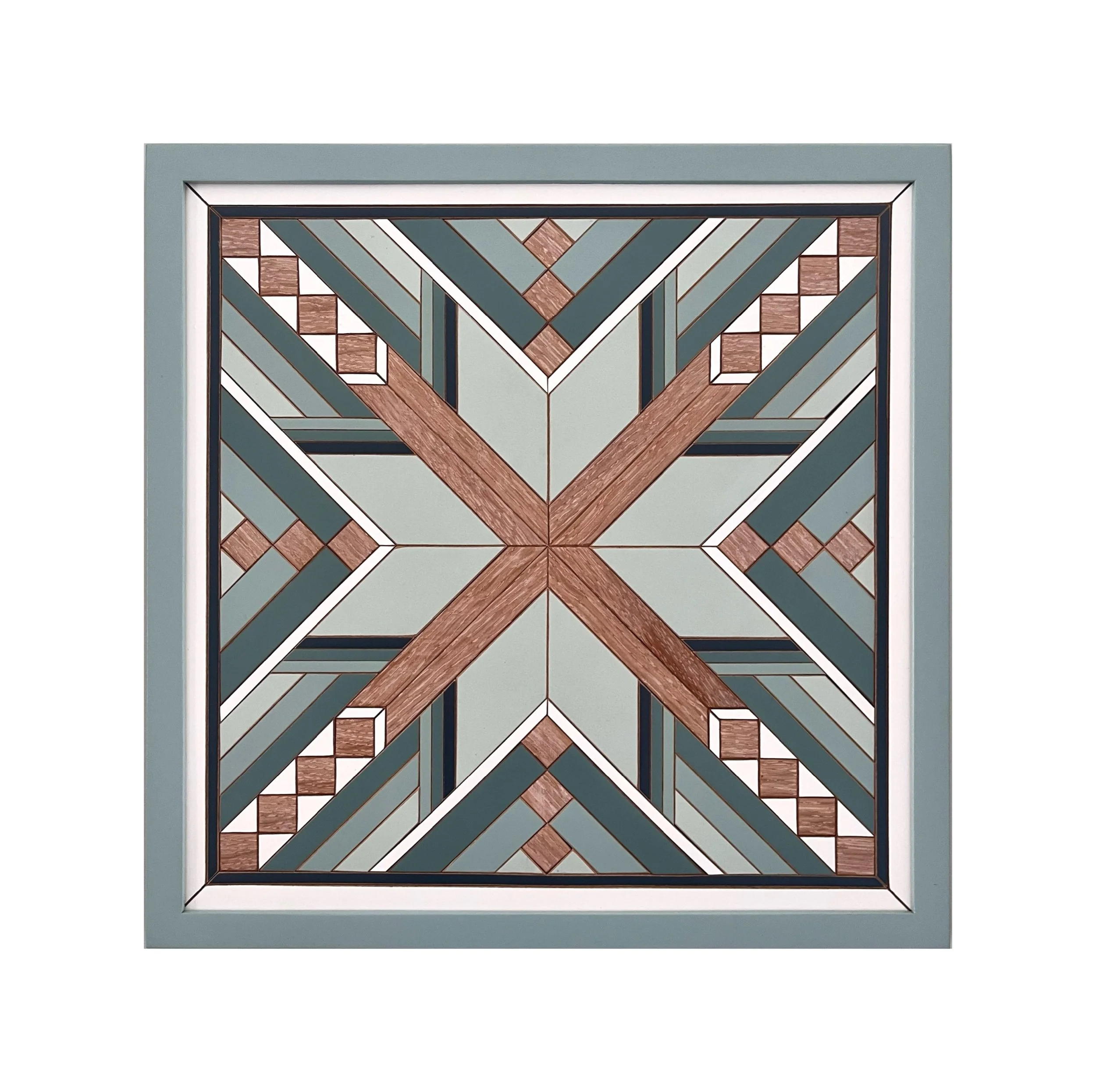 Square Wood Mosaic