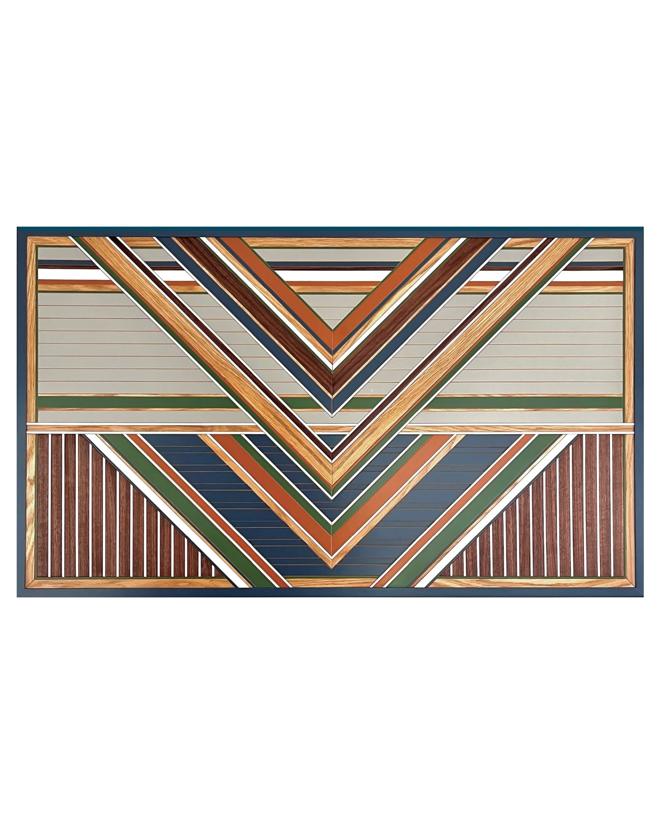 Large Modern Wood Mosaic