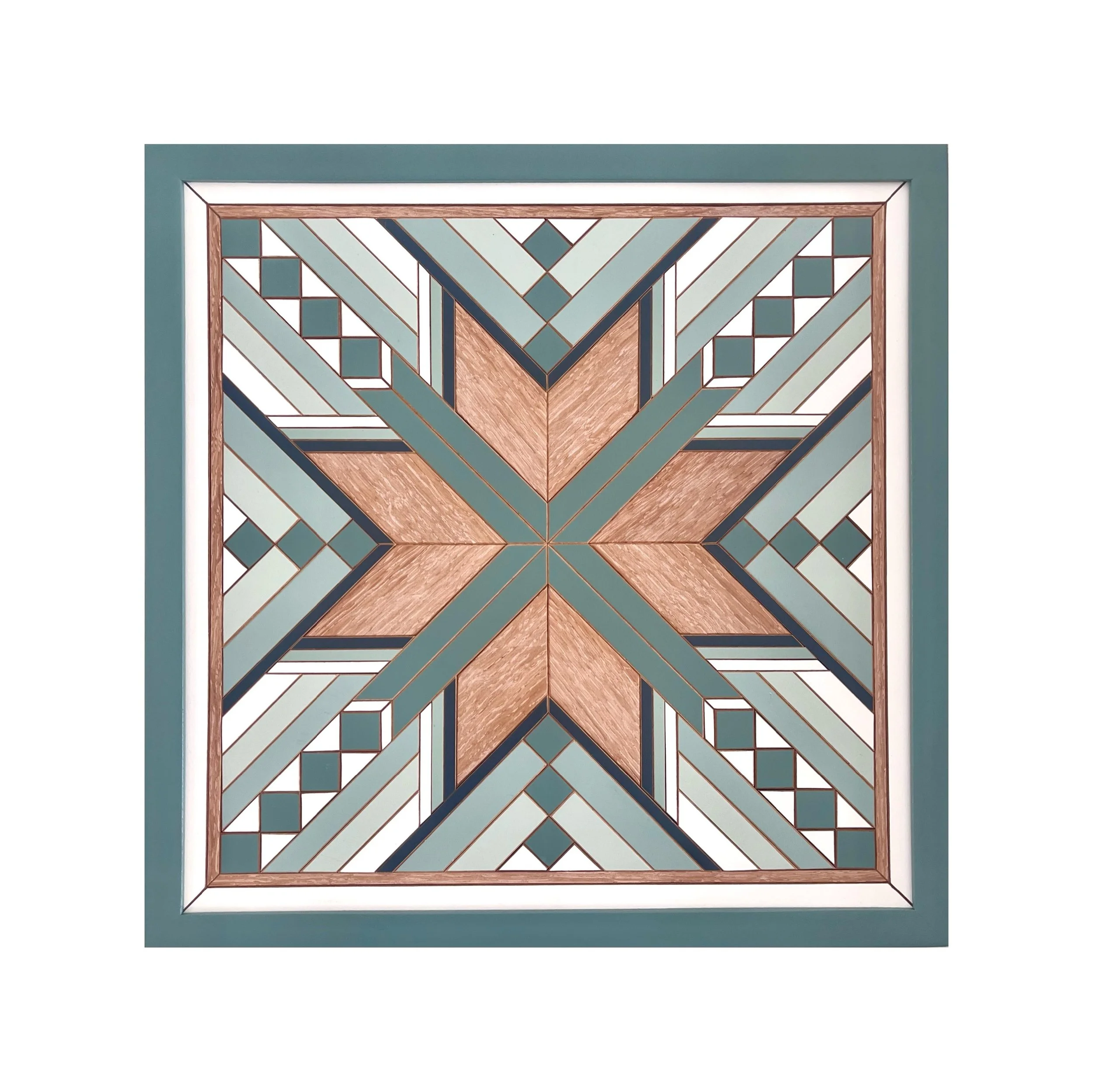 Square Wood Mosaic
