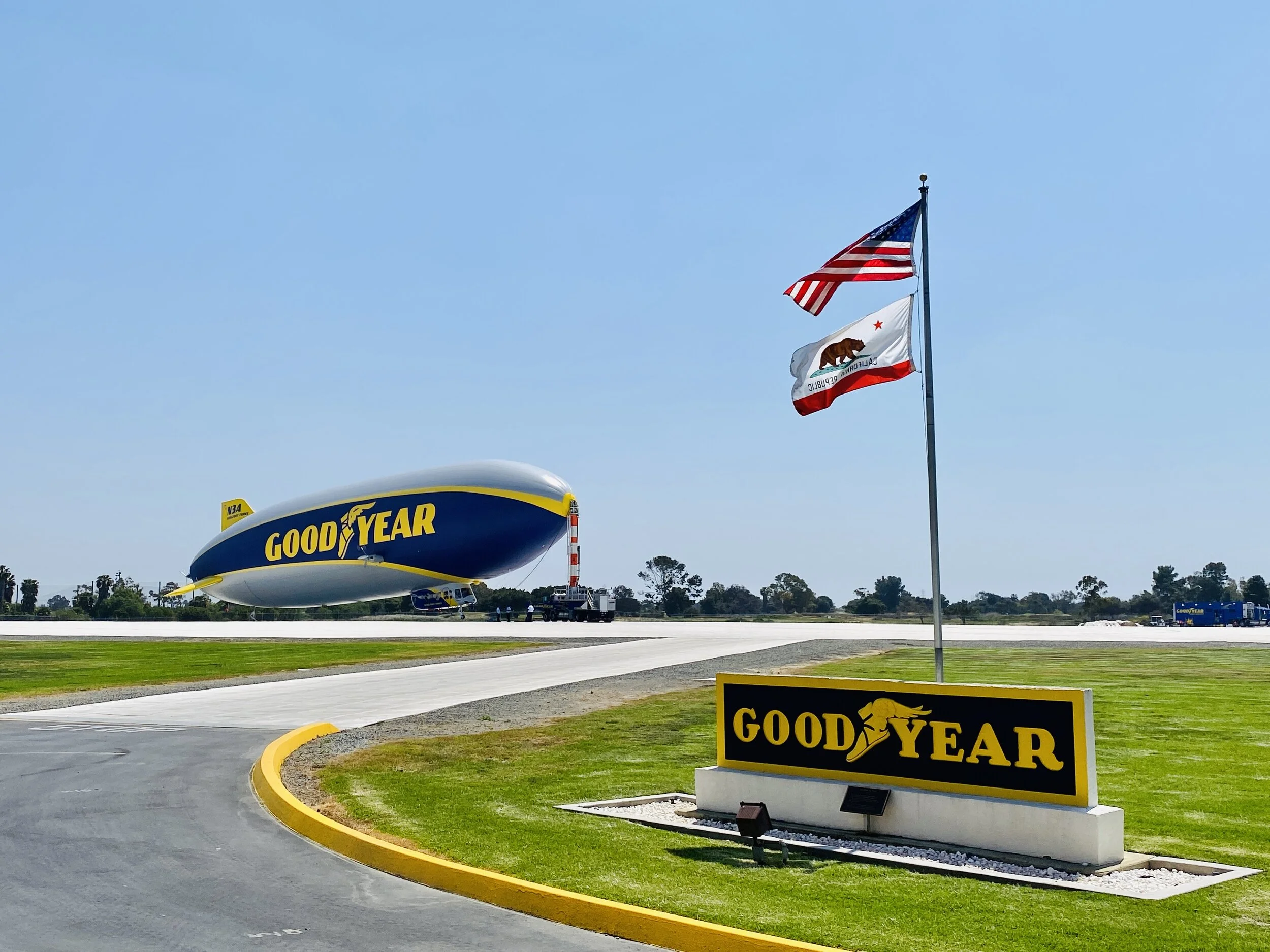Goodyear Blimp: Airship Base - Carson, California