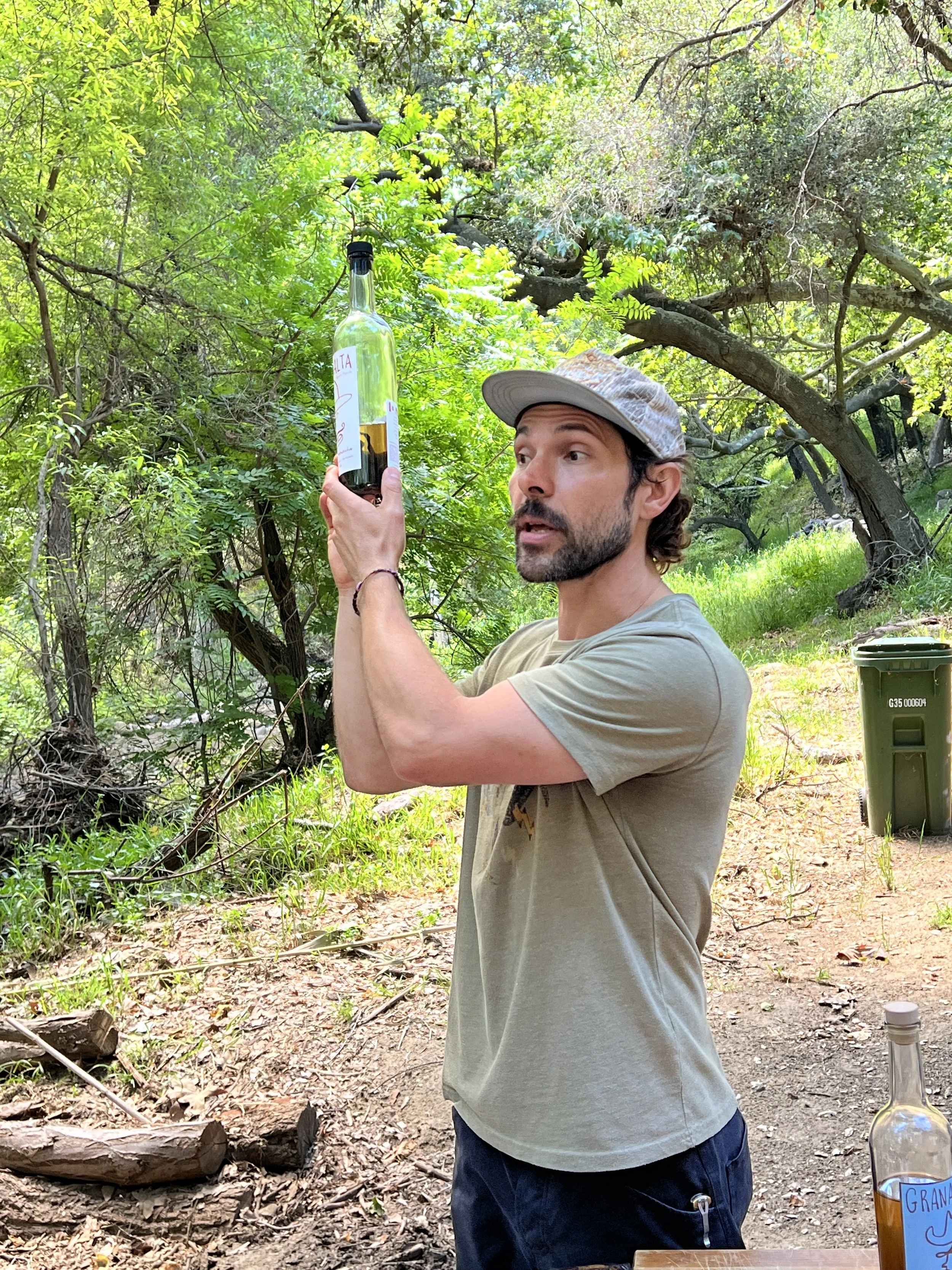 Mushroom infused Mescal 