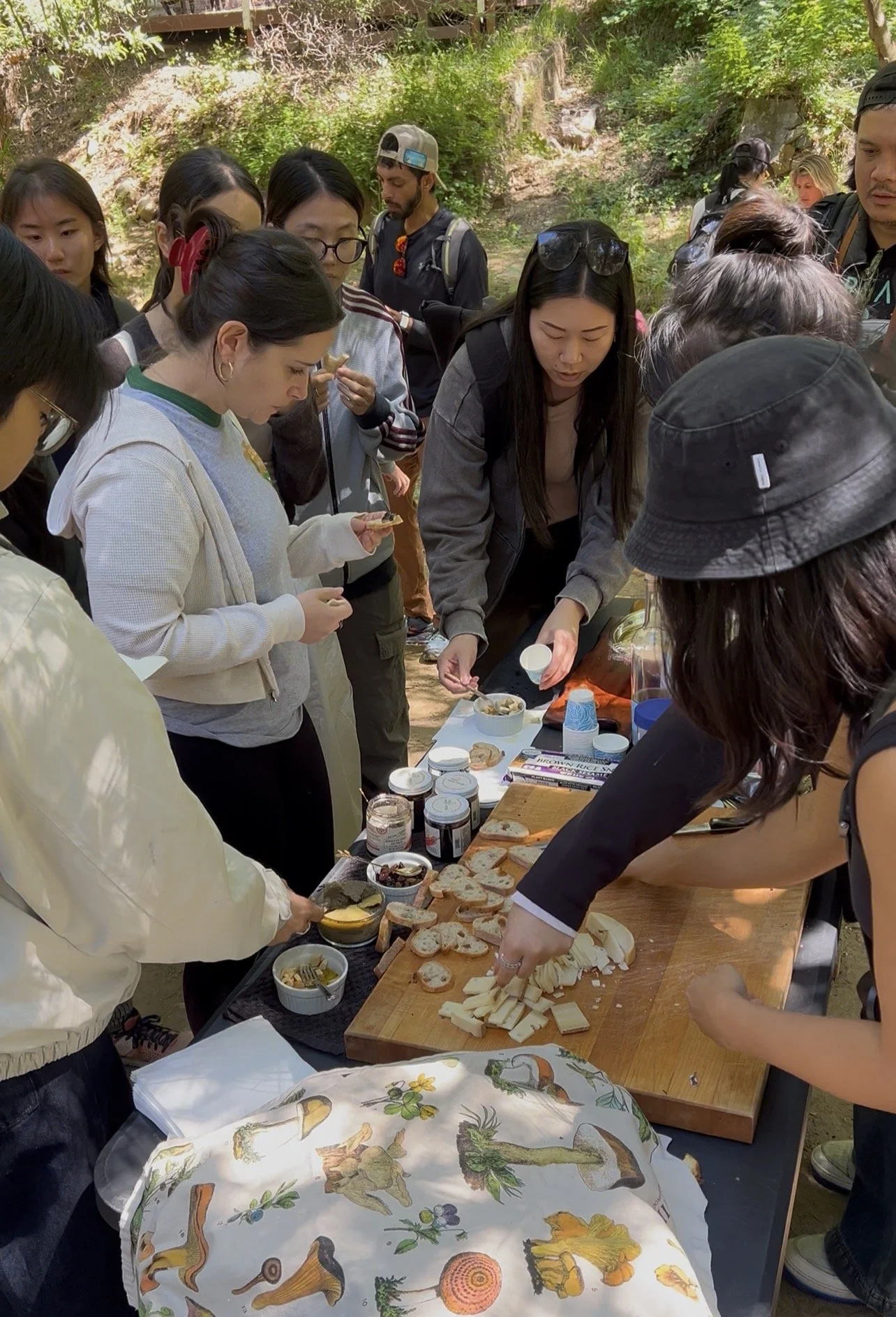 mushroom charcuterie board