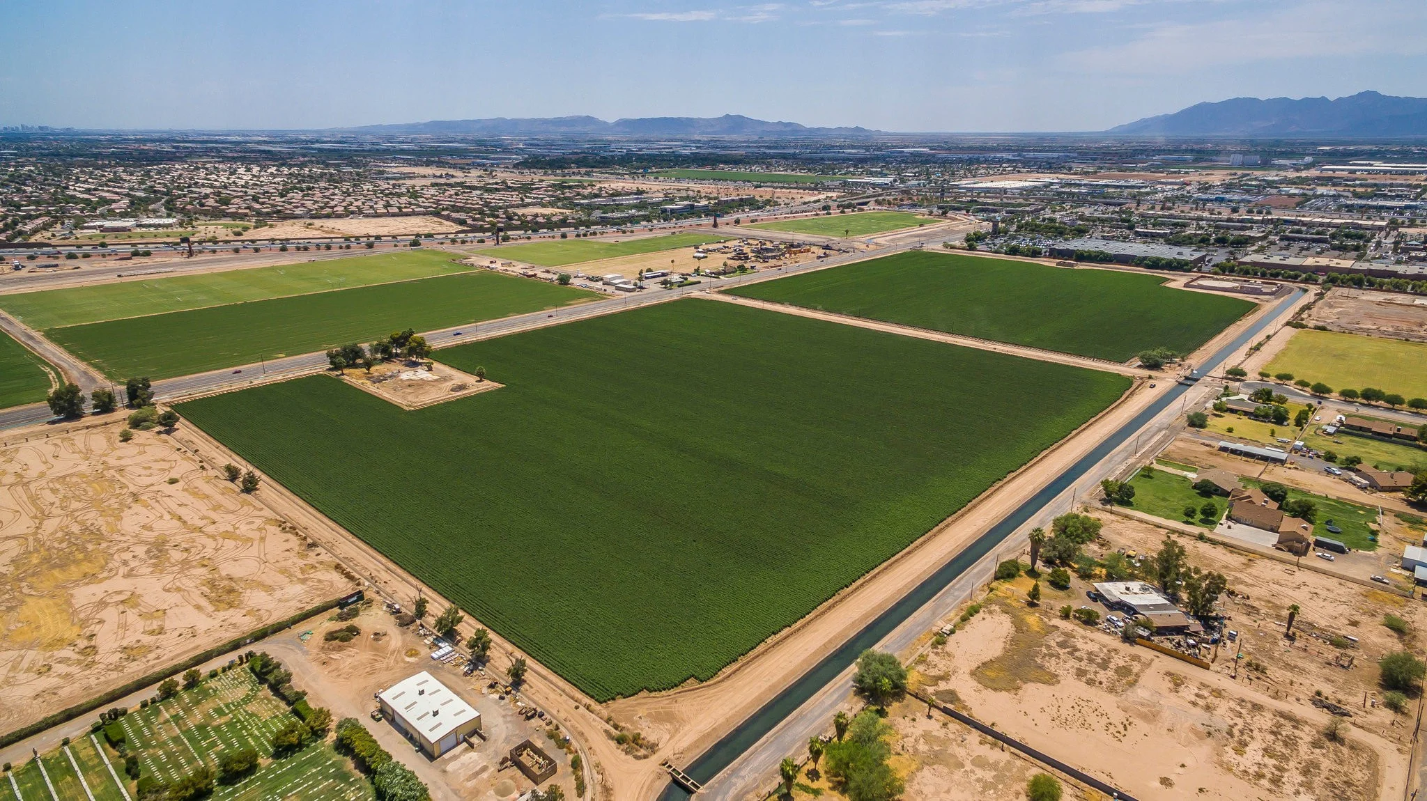 The SpringHill Suites by Marriott project site in Avondale, Ariz. Most of the projects spurred so far by the Opportunity Zone designations are real estate. (Virtua Partners, via PR Newswire)