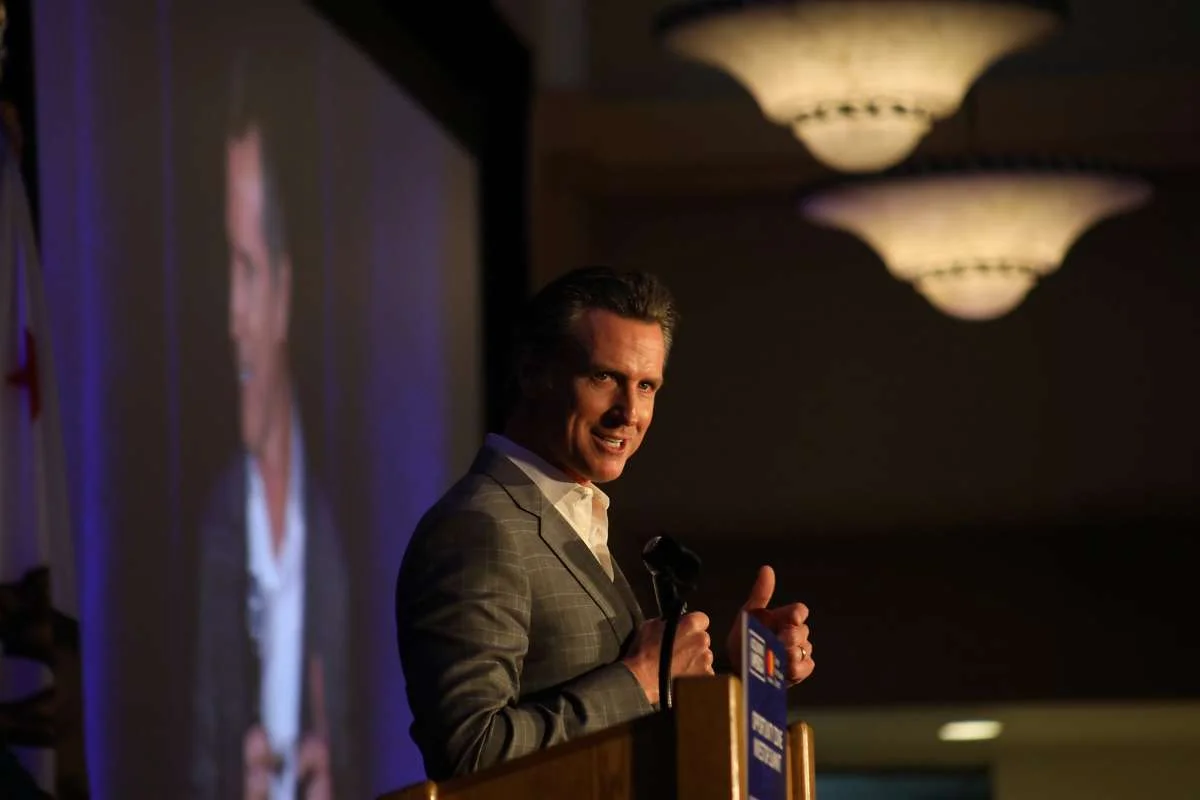 Newsom is embracing the program, even though it’s one that the Trump administration championed as part of the 2017 tax cut law. (Photo: Roland Li / The Chronicle)