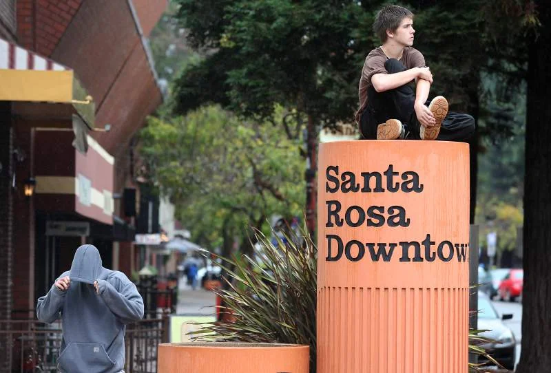 Downtown Santa Rosa has been designated an "opportunity zone" under the 2017 federal tax law. (CHRISTOPHER CHUNG / The Press Democrat)