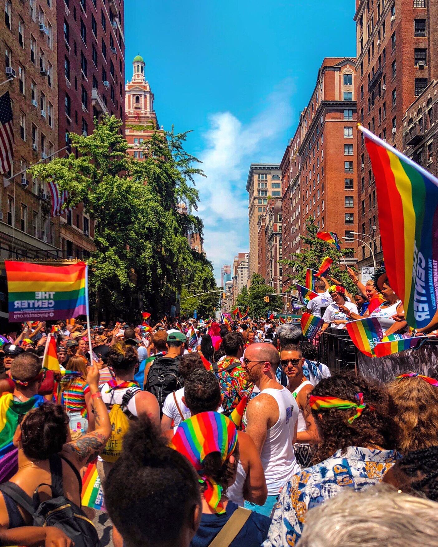 Happy Pride! Catch me marching in these streets today 🌈🎉 #worldpride2019 #stonewall50