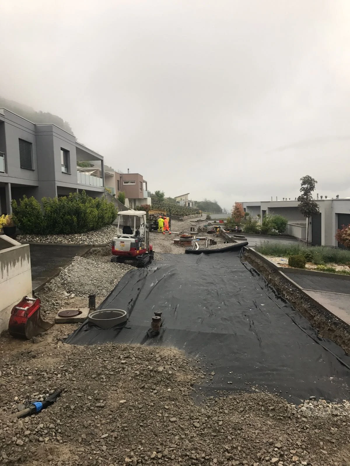 Réaménagement de la route
