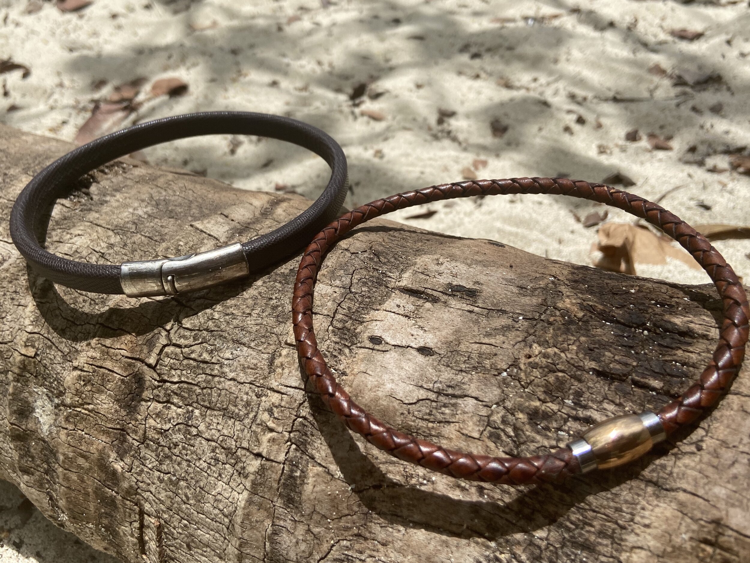 Brown Leather Cord Necklace