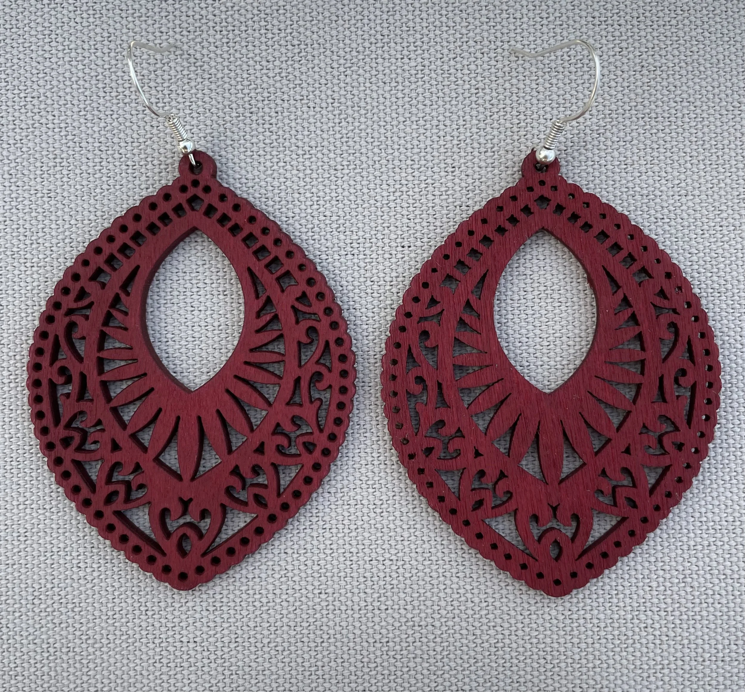 Lady in Red Earrings