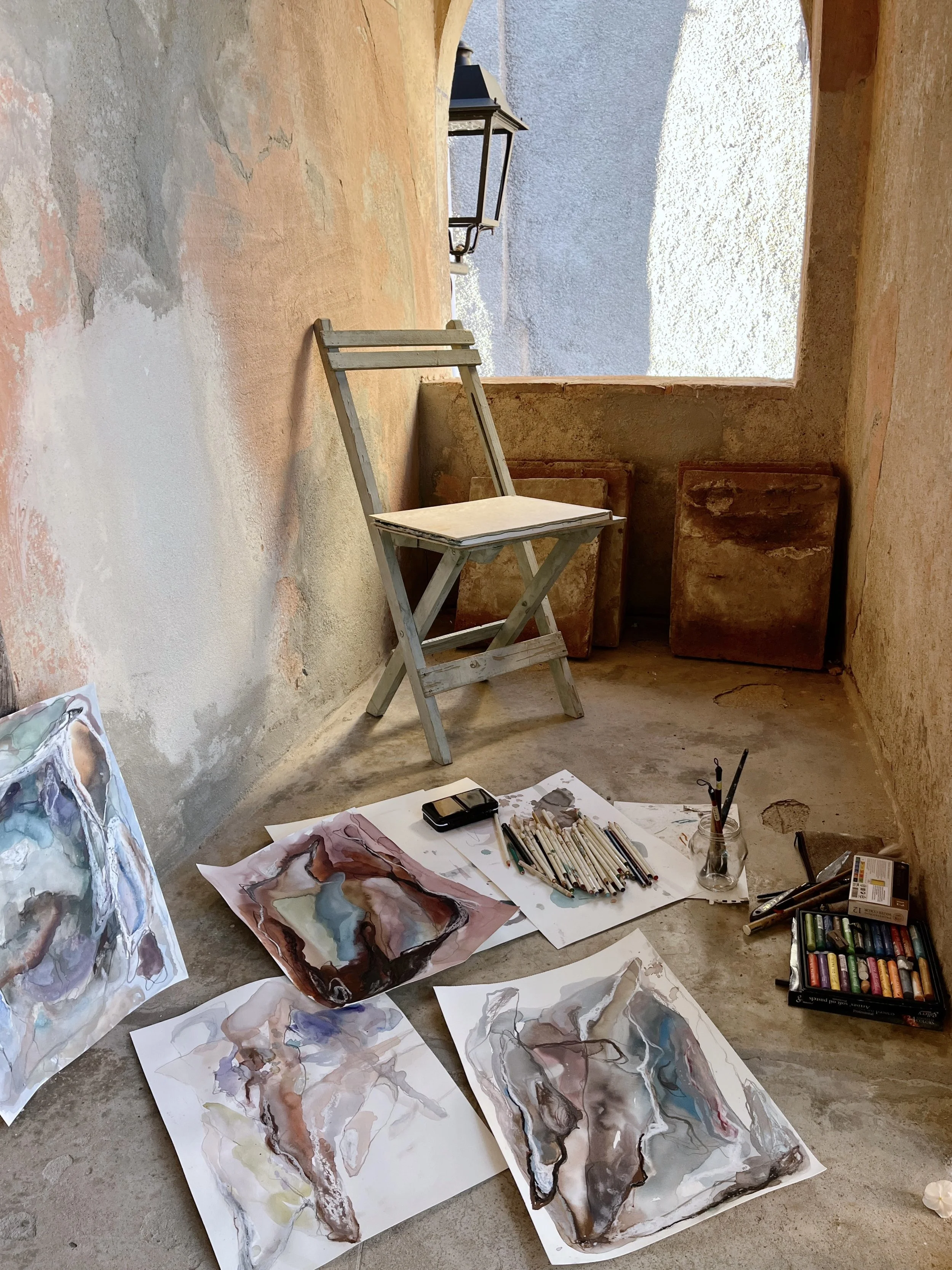 Provence and Tuscany | new works on paper