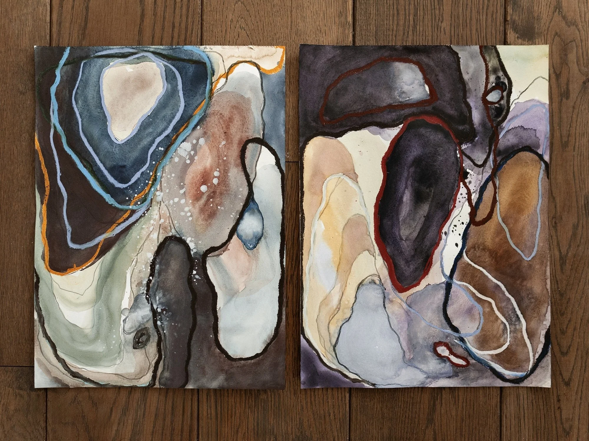 New works on paper 