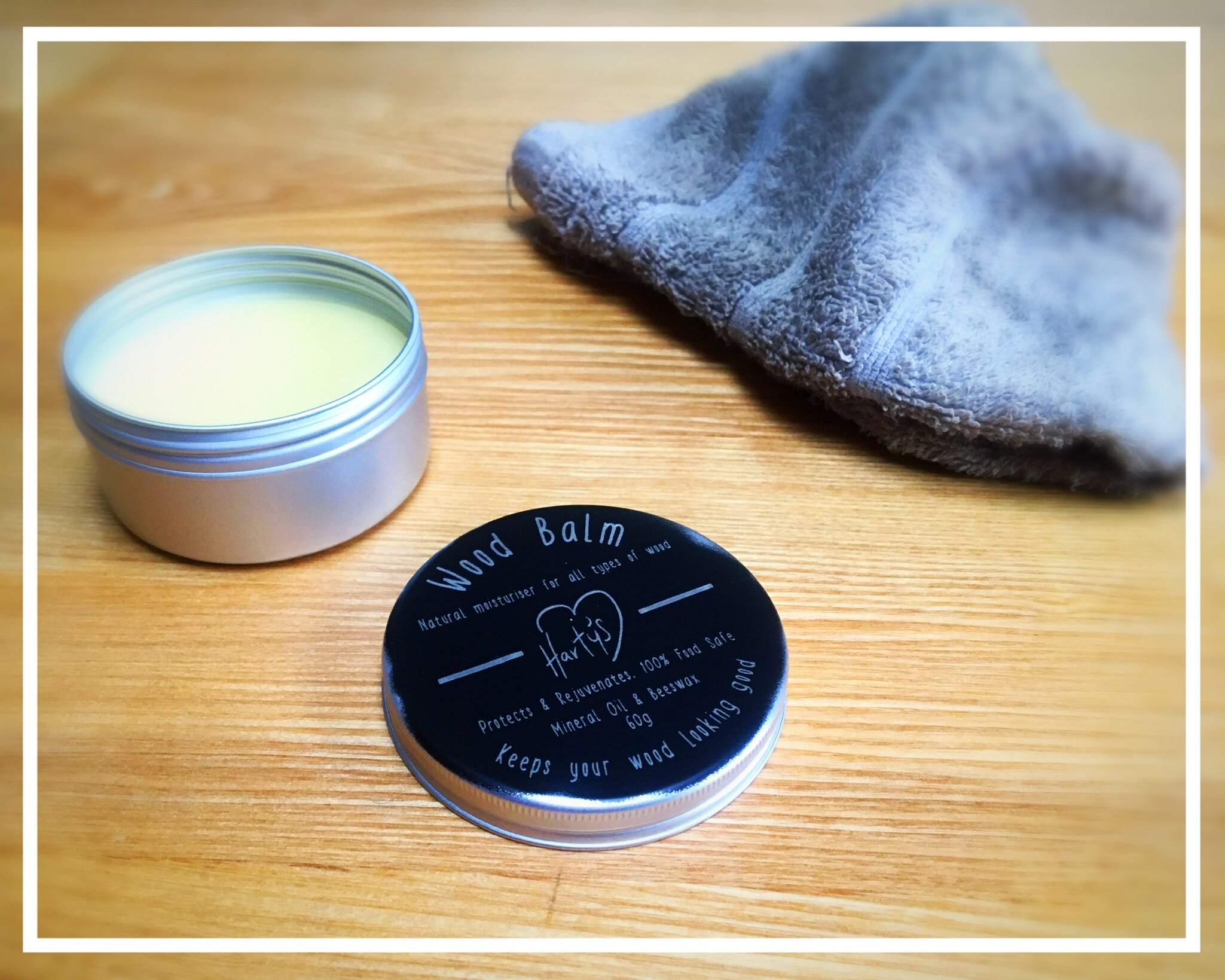 KEEP YOUR WOOD LOOKING GOOD! - We are so excited to announce the arrival of our handmade 100% natural and food safe wood balm.It is ideal for keeping your beautiful wooden things, beautiful!Available in two sizes, find out more here