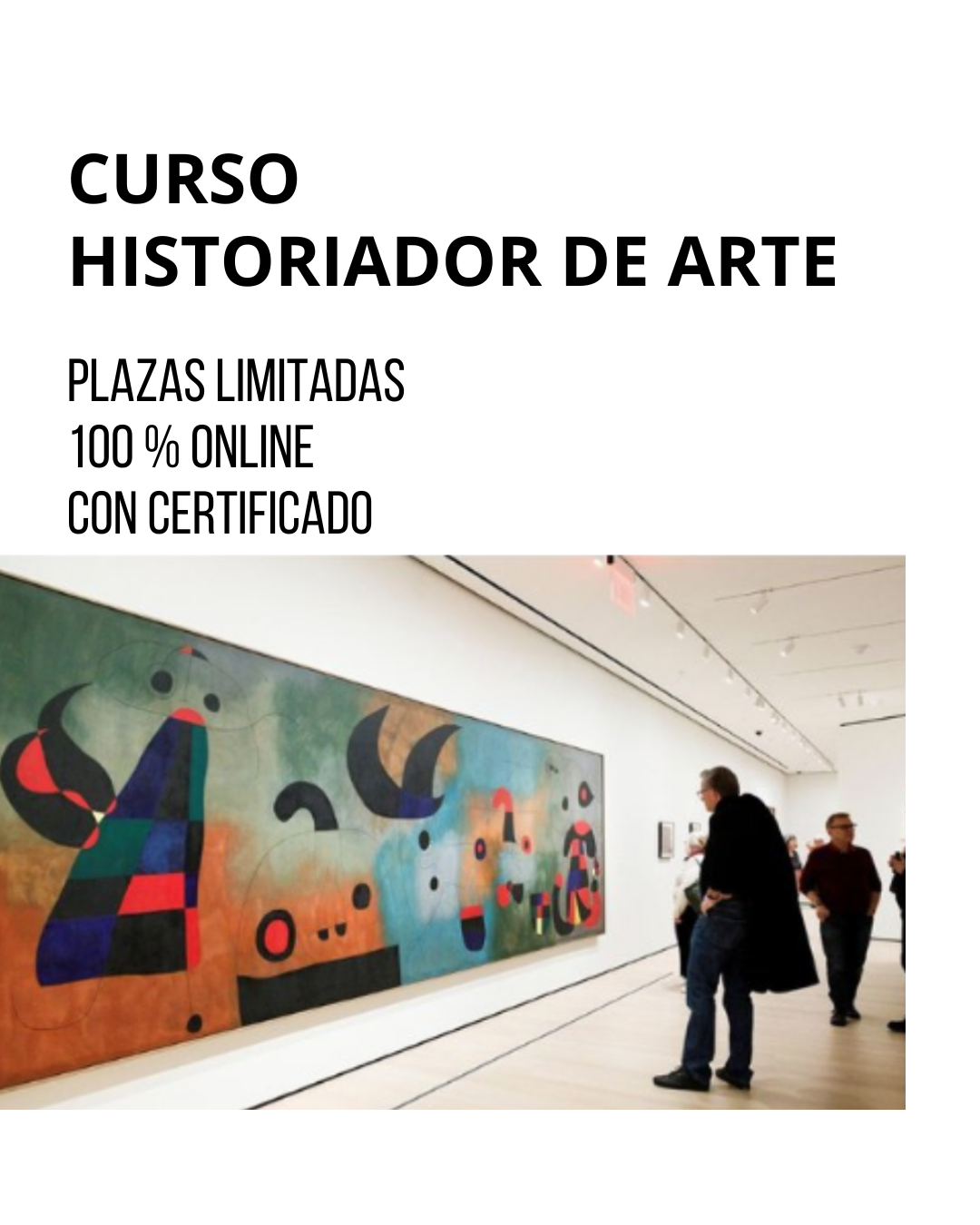 CURSO HISTORIADOR DE ARTE // Matrícula Abierta. 100% Online