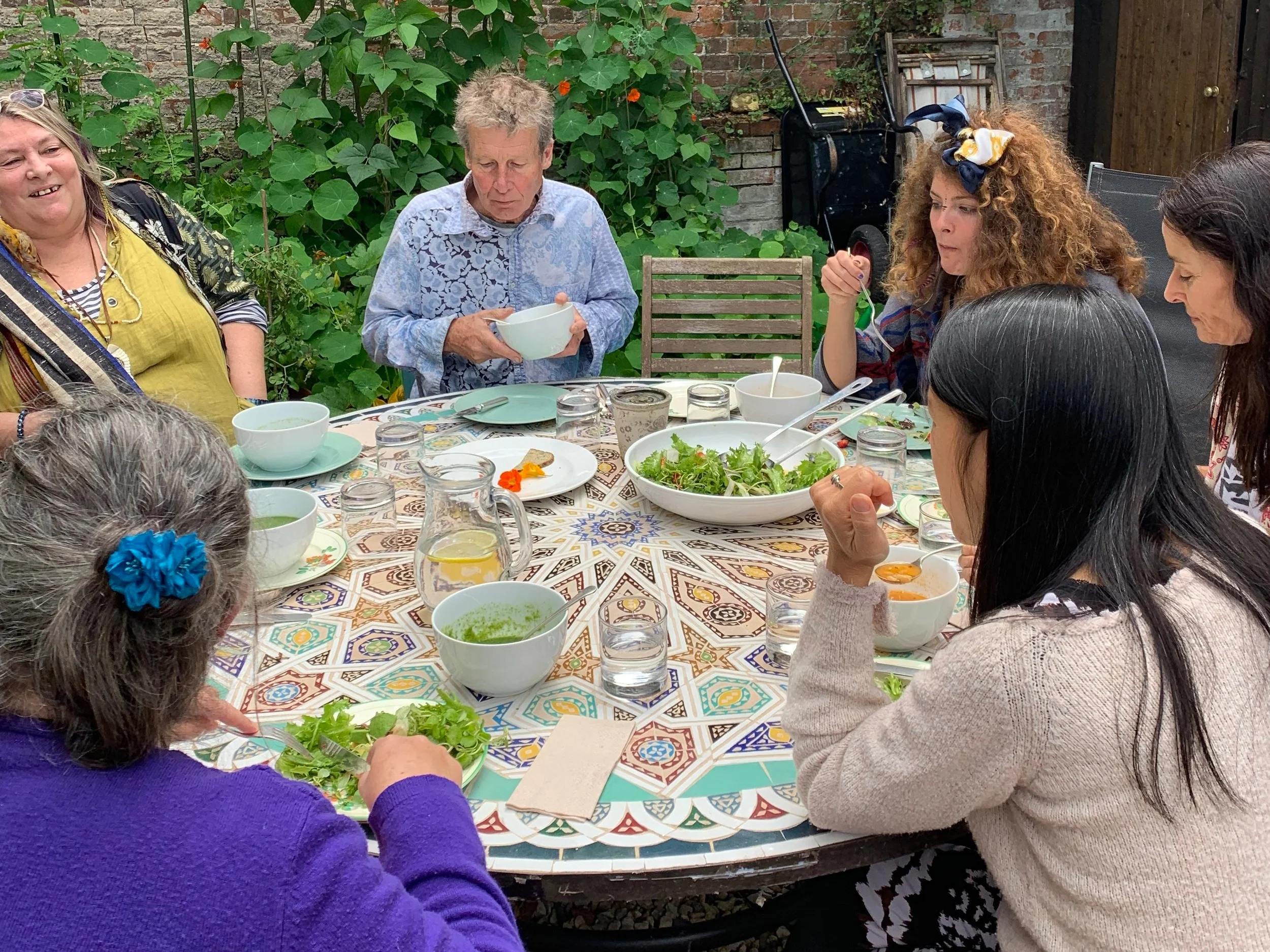 Some of our guest enjoying a healthy lunch during the Workshop.