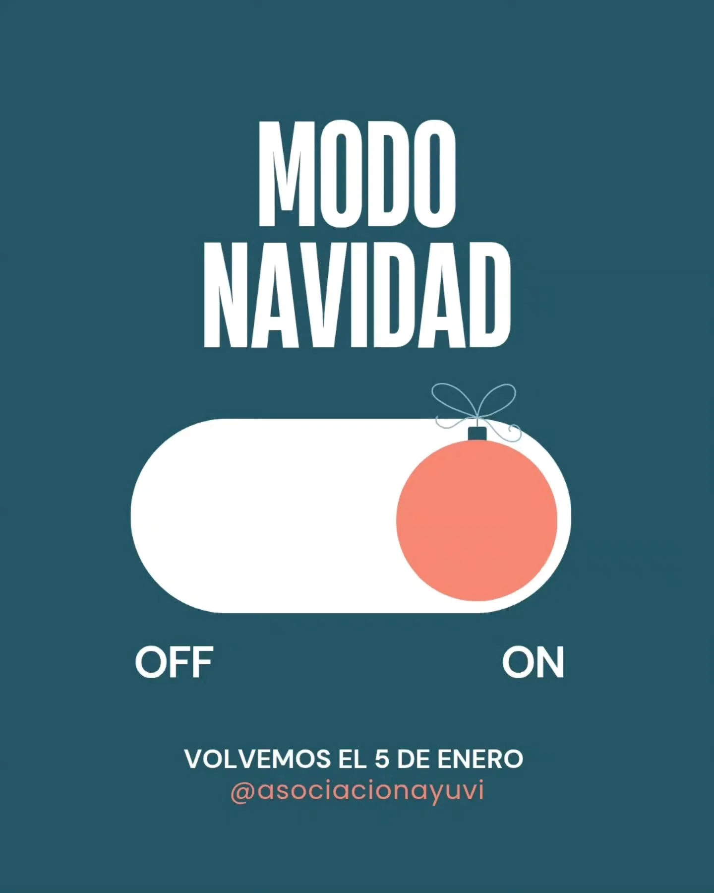 Feliz, feliz Navidad 🪄☃️🎄

Diciembre ha sido un mes donde hemos dado el 200%

Estamos felices de todo lo conseguido.

Cerca de 300 cajas solidarias de Navidad est&aacute;n en sus hogares por toda Espa&ntilde;a esperando a ser disfrutadas (aunque no