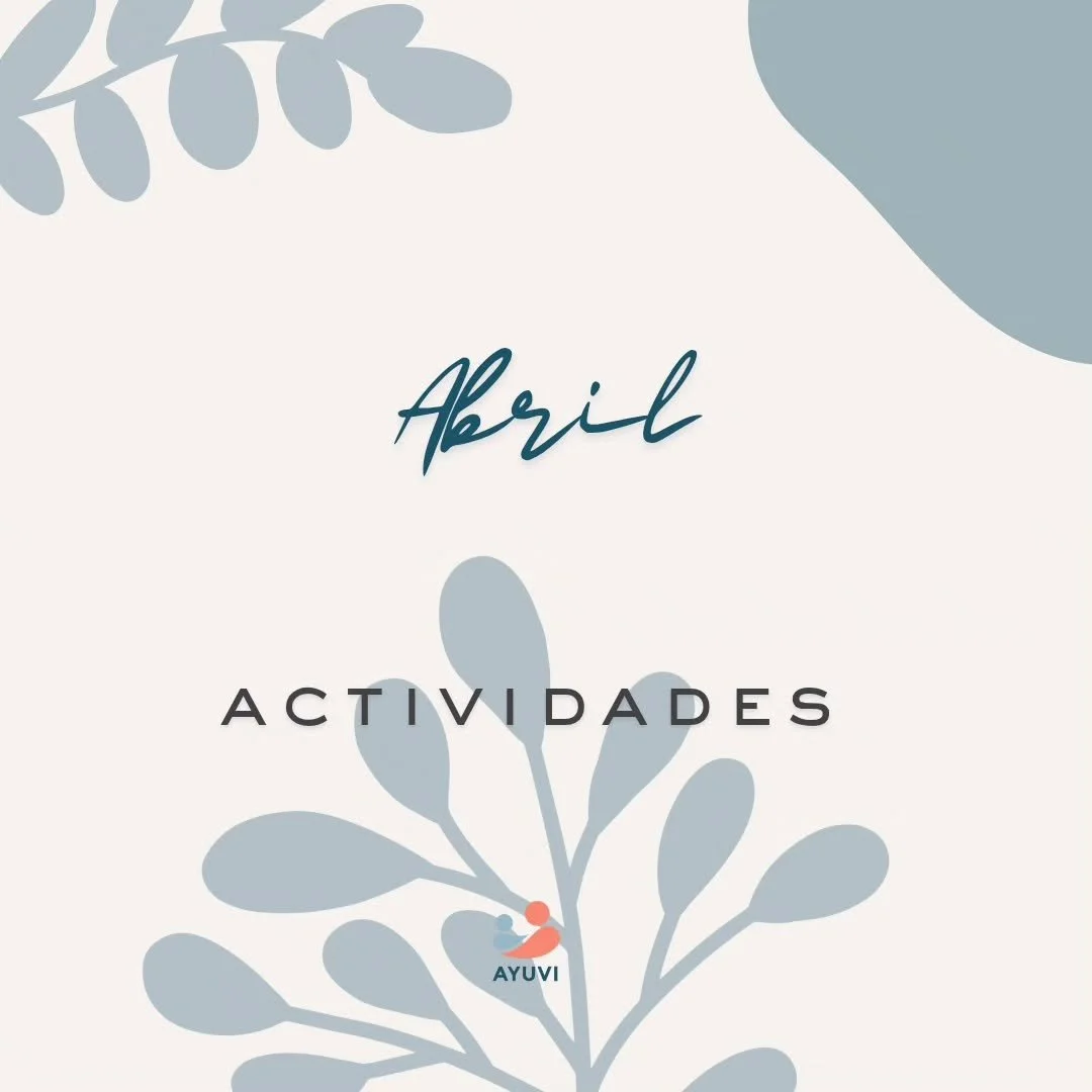 🌷 A B R I L🌷

Nos vemos a la vuelta de la Semana Santa en las actividades programadas. &iexcl;Os esperamos!