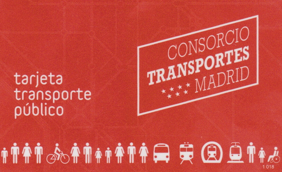 Oplaadbare OV-kaart Madrid