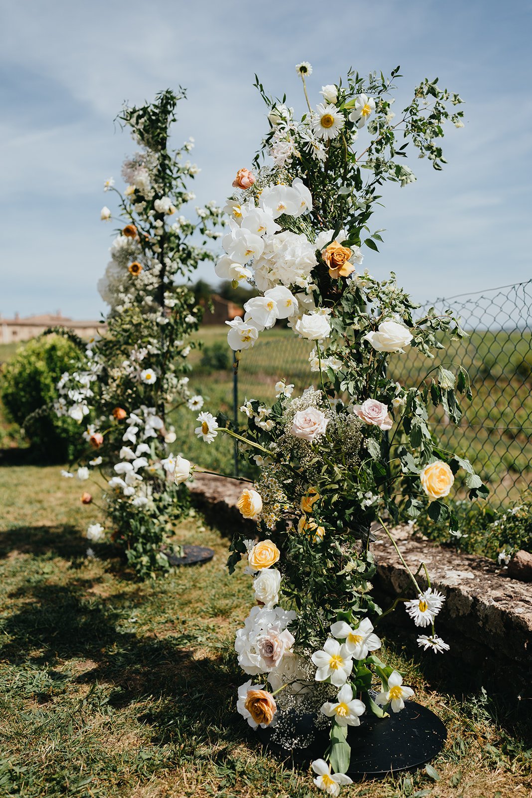 arche fleurs mariage