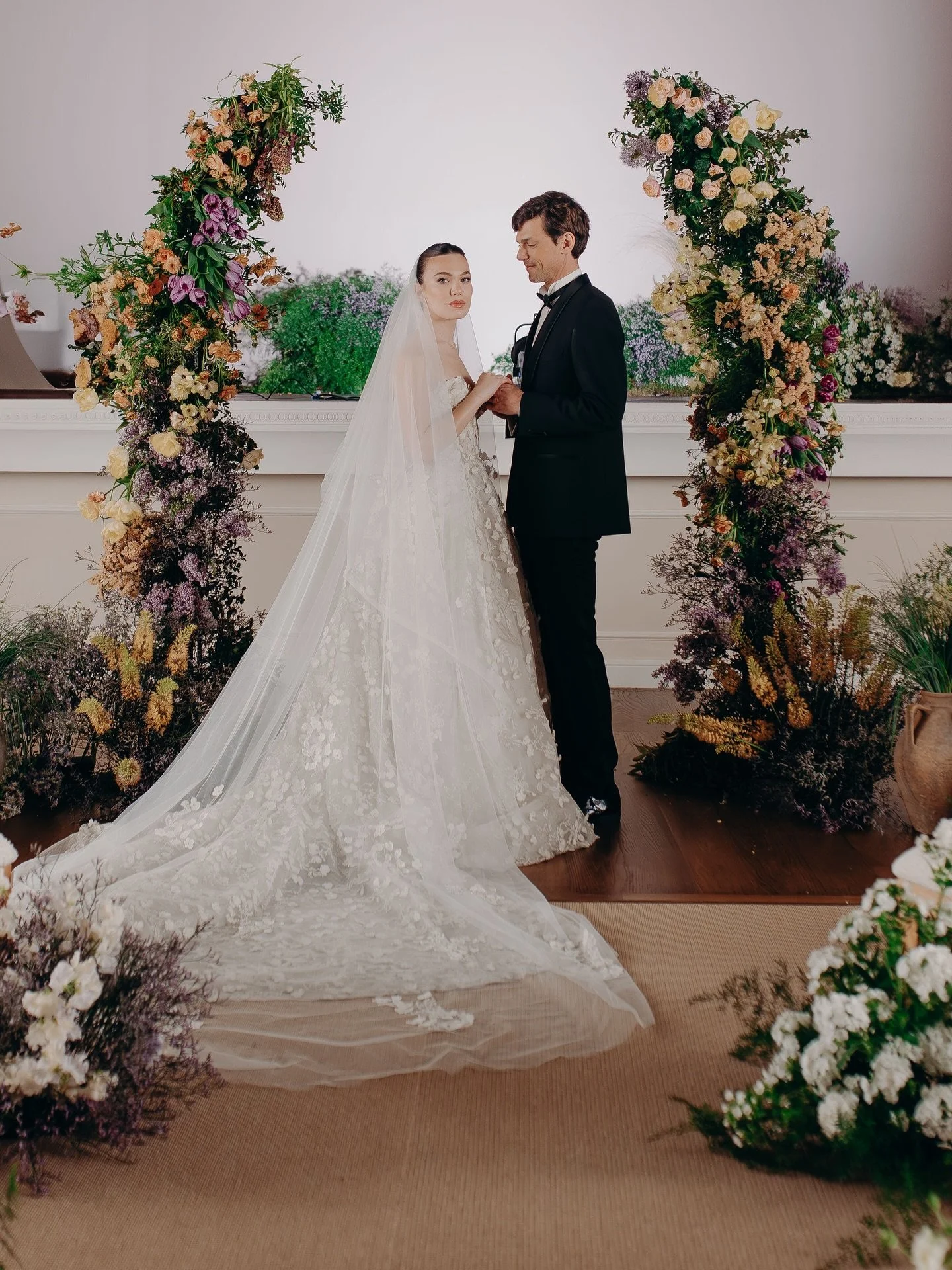 Where sculptural florals meet timeless romance&hellip;

A floral arch set within this beautiful Italian theatre, an interplay between architecture, movement, and living texture, framing the moment with colors, softness and depth.

Design + Production