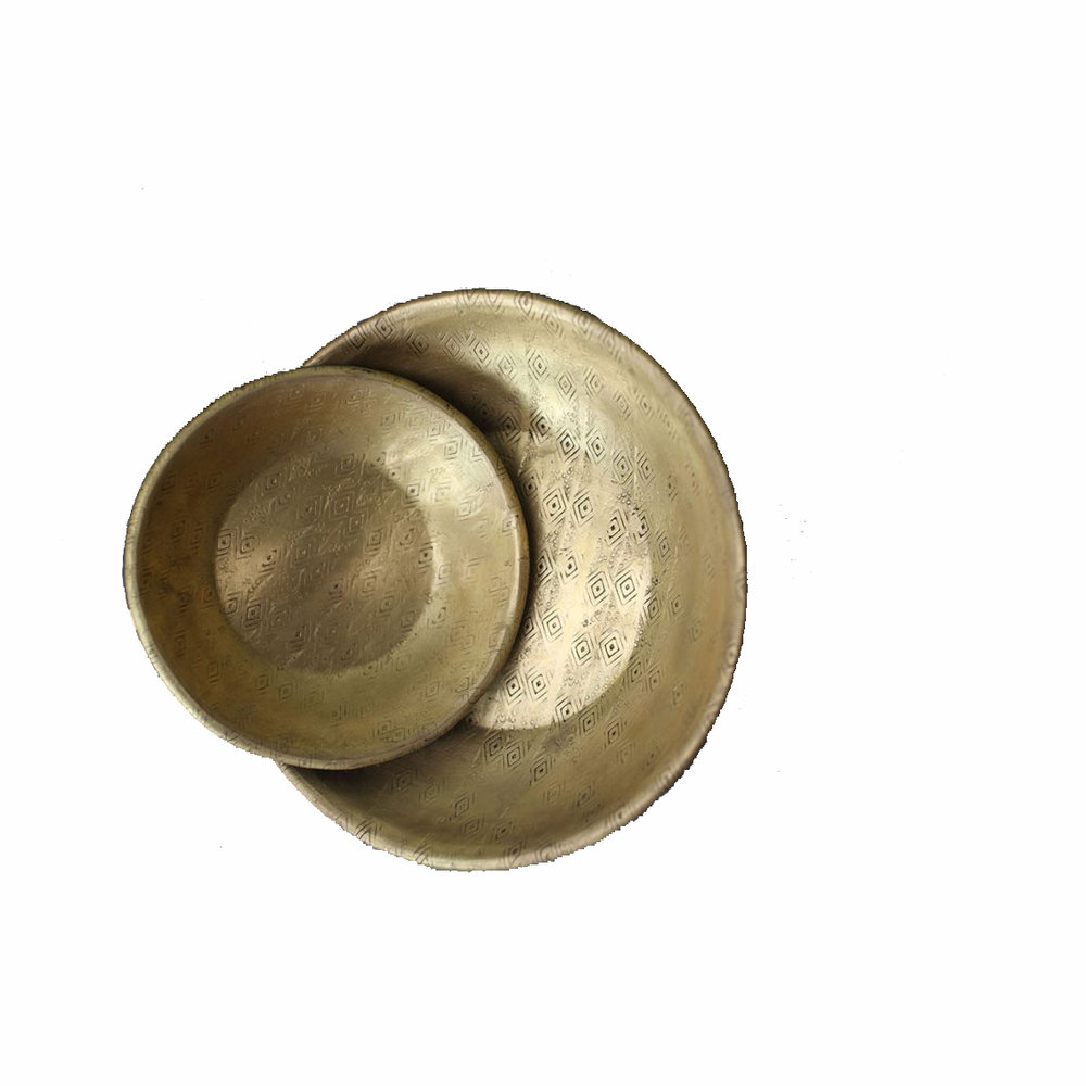 Dando Antique Brass Bowl