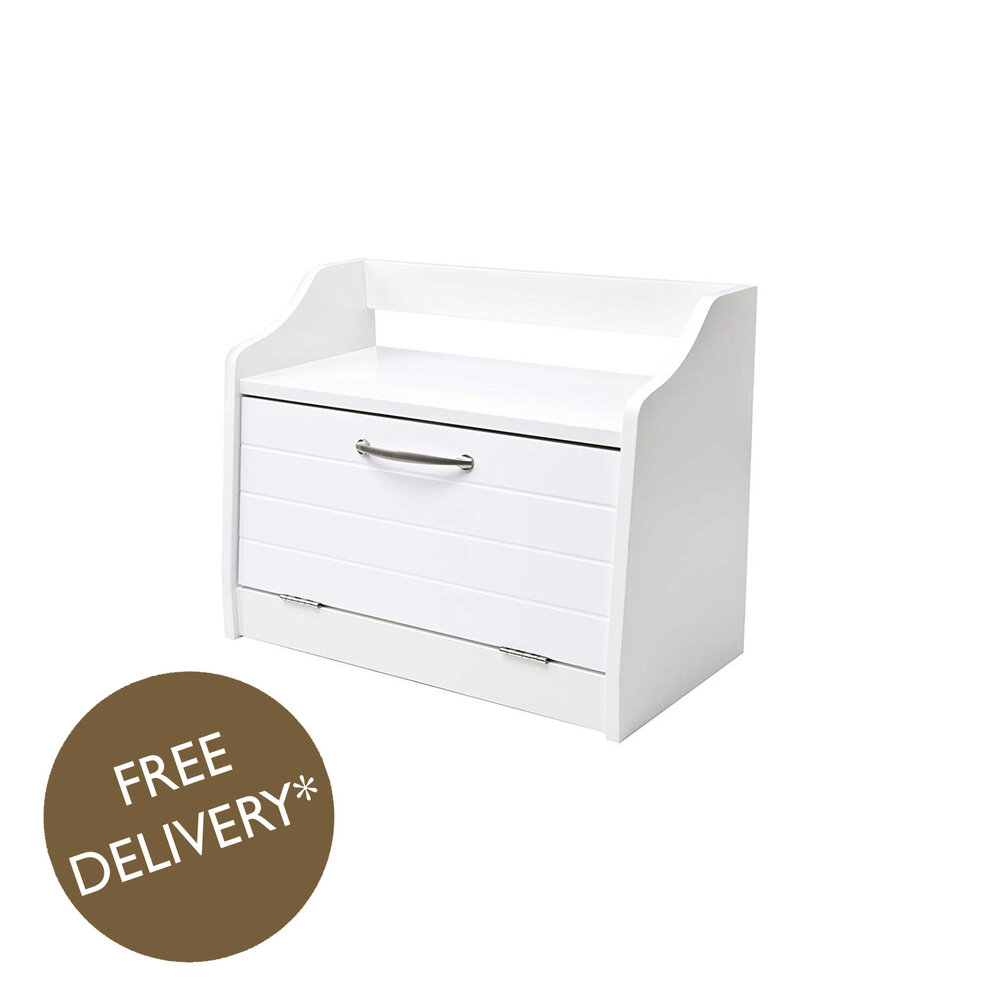 Minack Bread Bin // White