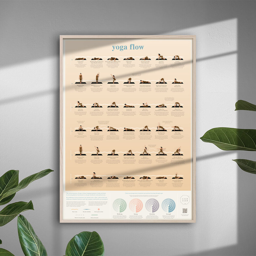 Yoga Flow Poster by Calm Club