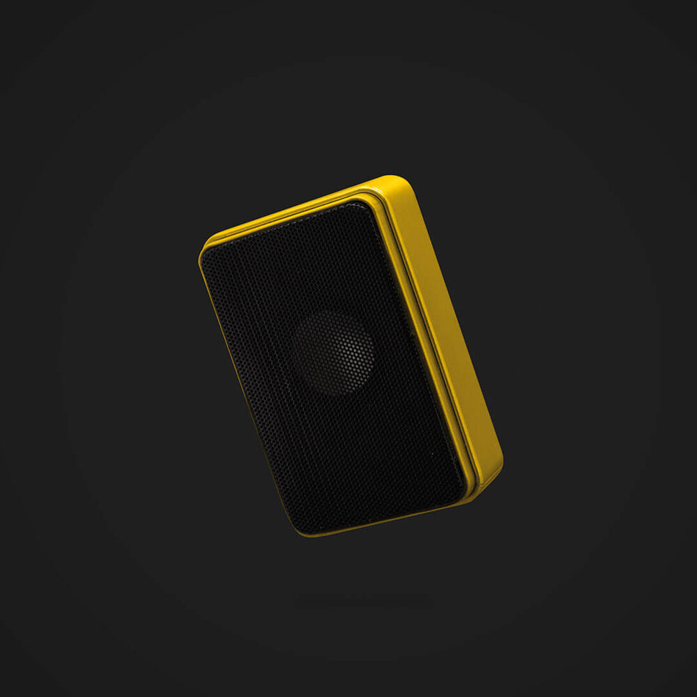 Pocket Tin Bluetooth Speaker // Gold