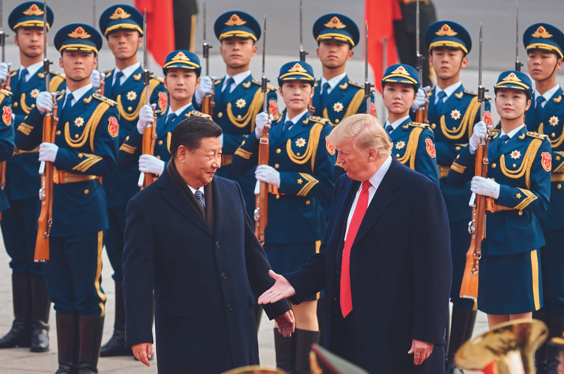 Xi Jinping og Donald Trump - Globalisering har de senste år været hårdt truet af den handelskrig USA og Kina har ført. Dette var én af årsagerne til, at Axcelfuture har sat fokus på globalisering.
