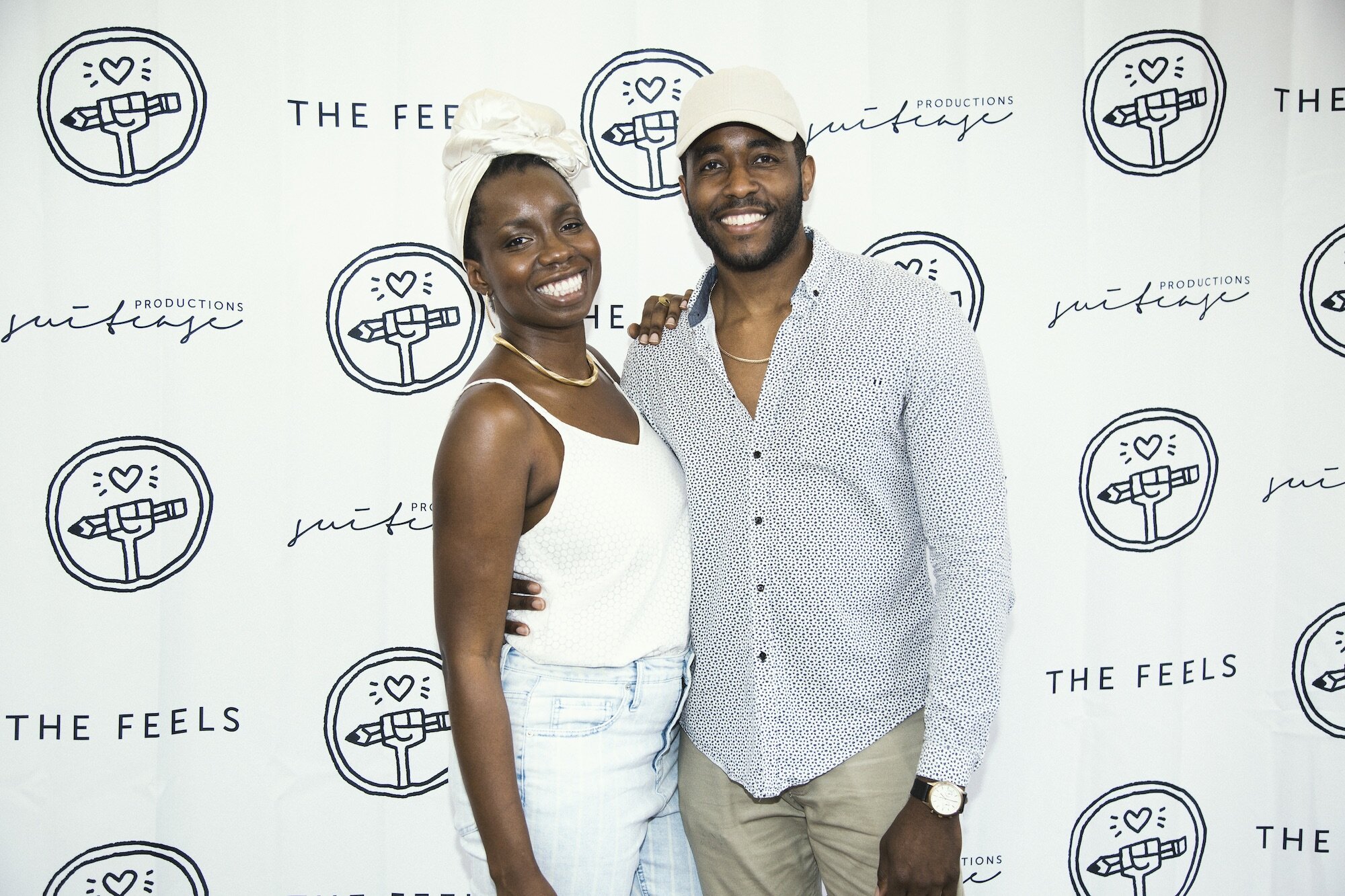  Adepero Oduye and David J. Cork at THE FEELS: BRAVE HOUSE screening at New York City’s IFC Center 