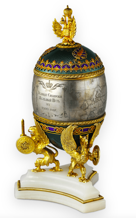 1900 The Trans Siberian Railway Egg — Fabergé Discoveries