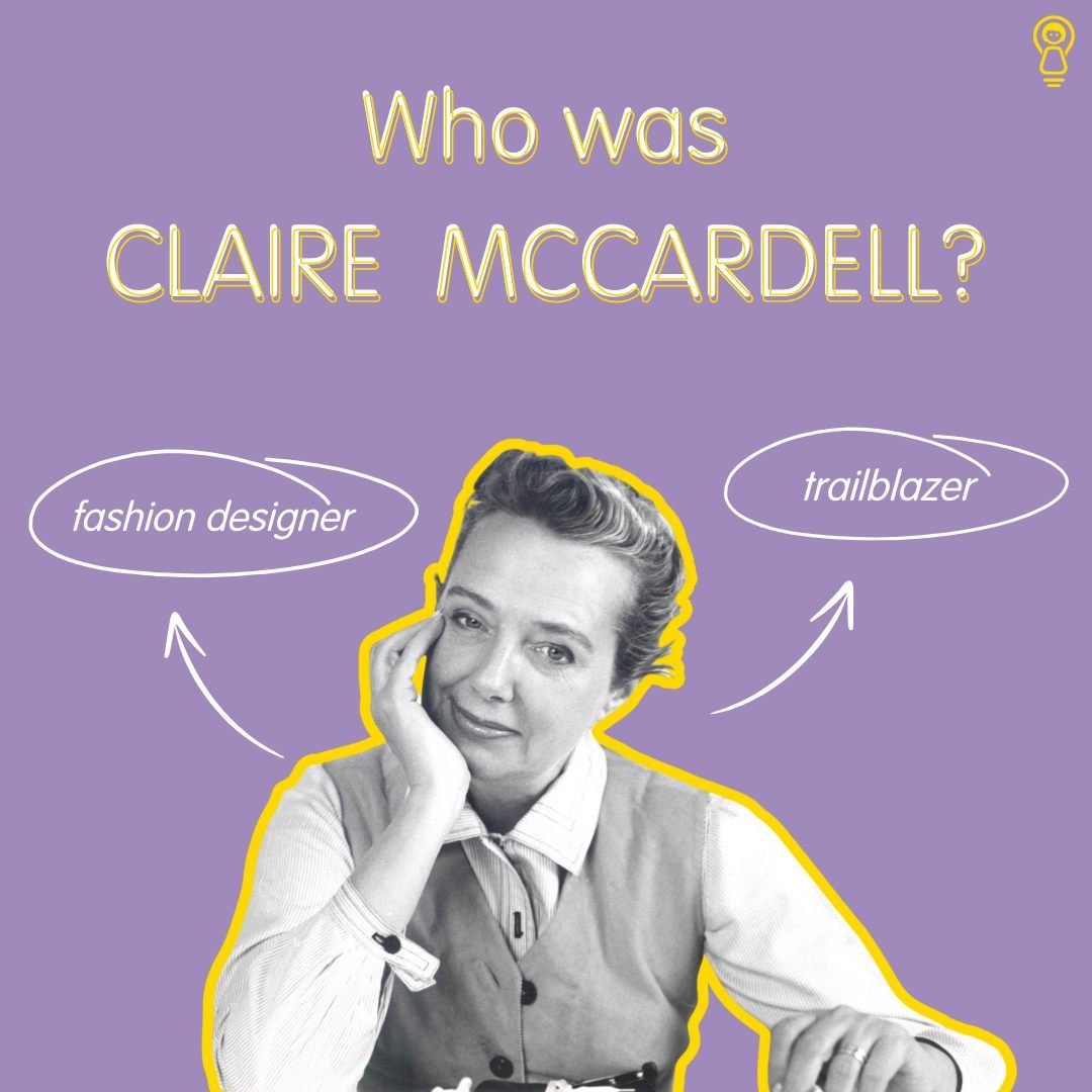 The #MetGala is a fantastic celebration of fashion and design, and we want to continue in the same spirit with our new episode of #WomenInHistory 📚⁠
⁠
👗 Today, we are talking about the trailblazing designer Claire McCardell, who revolutionised wome