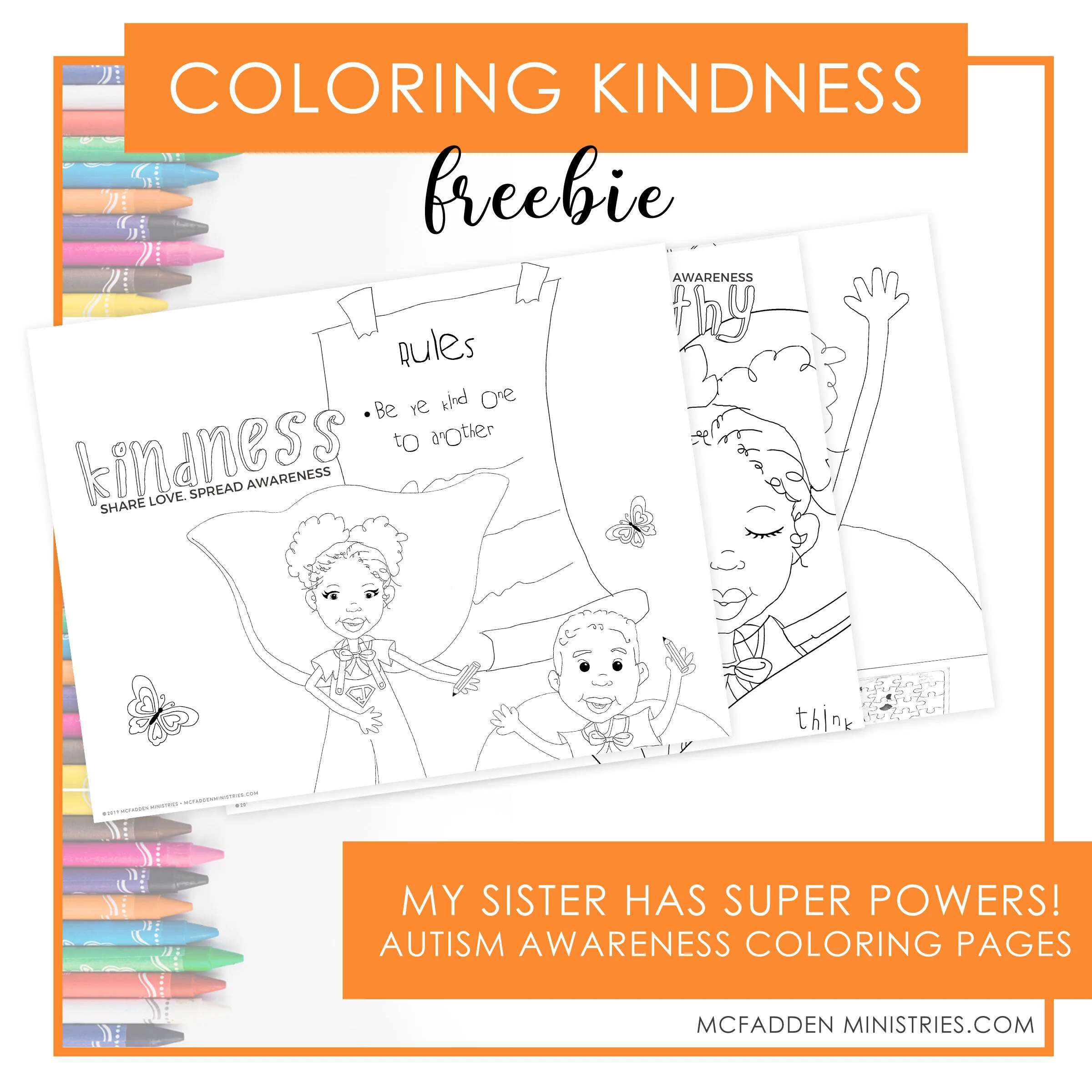 Coloring Kindness | Autism Awareness Freebie!