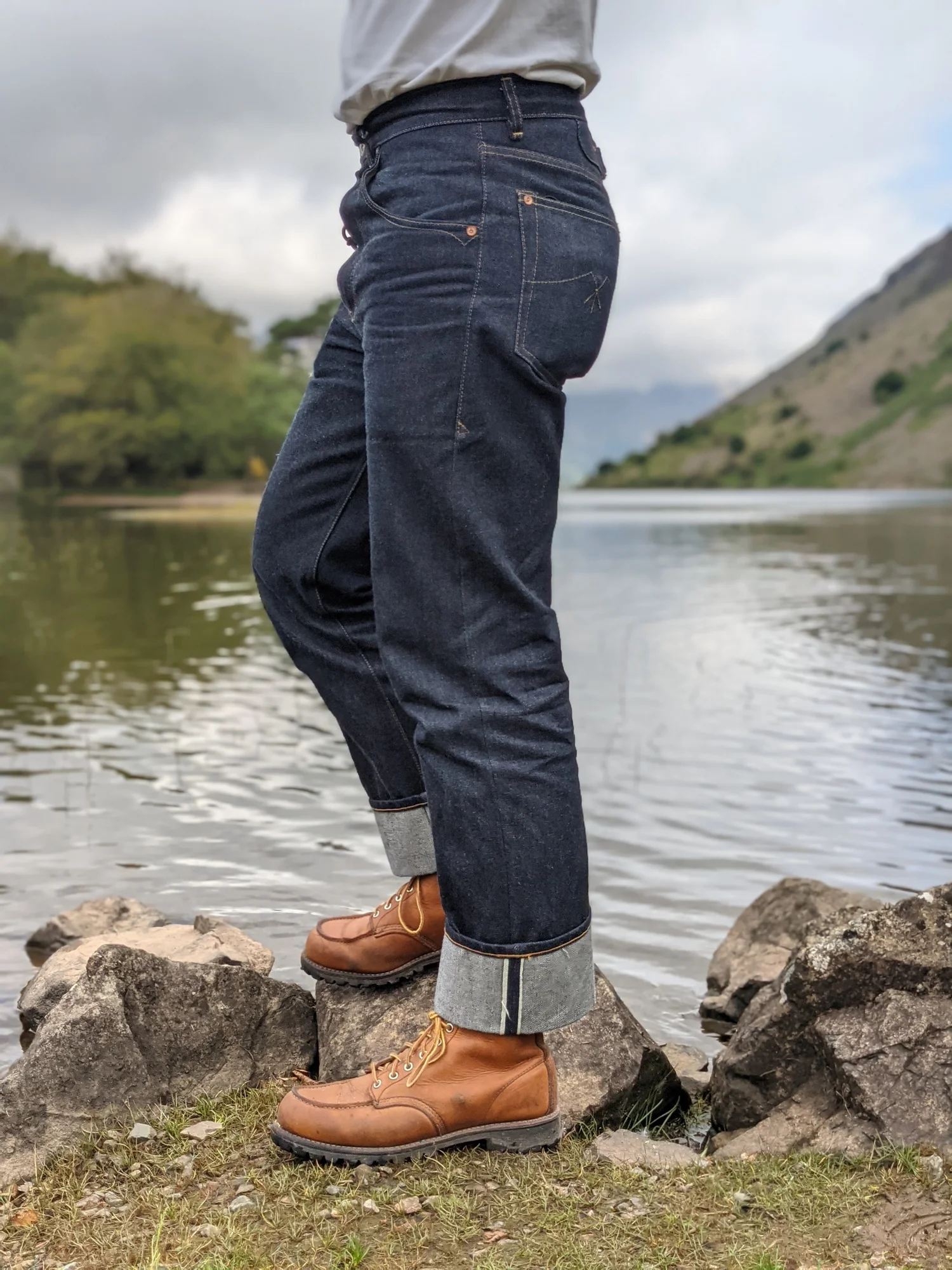 United Overalls ED-2 Cinch Back Selvedge Denim — United Overalls