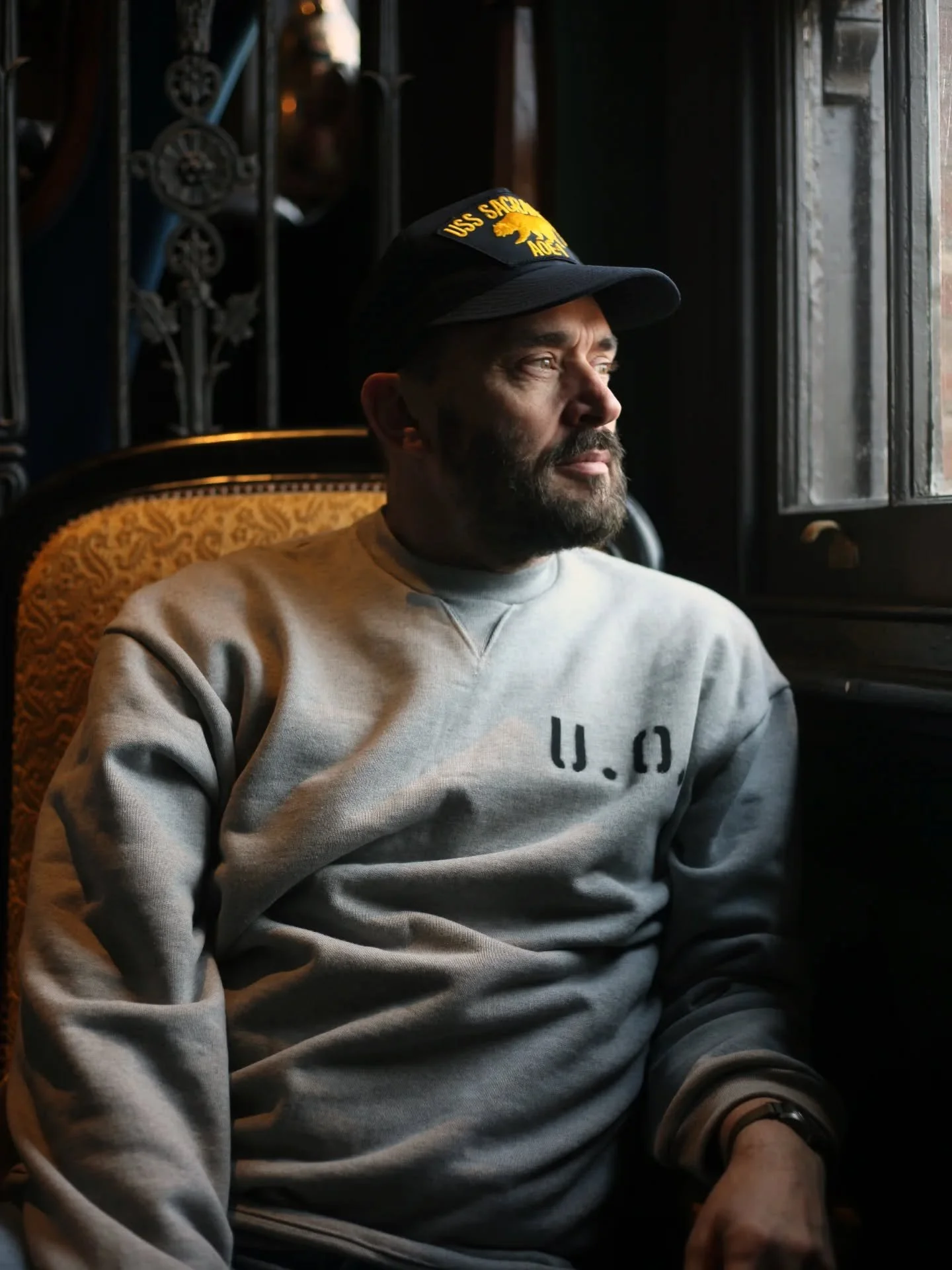 The Stencil sweatshirt, made from British woven Terry cloth and constructed in Greenwich 🇬🇧

Me and @hoxtoncycles popped into @oldlondonroadtattoos to take a few snaps, thanks guys 🙏

#unitedoverallsco #britishmade #rawdenim #menswear #ootd